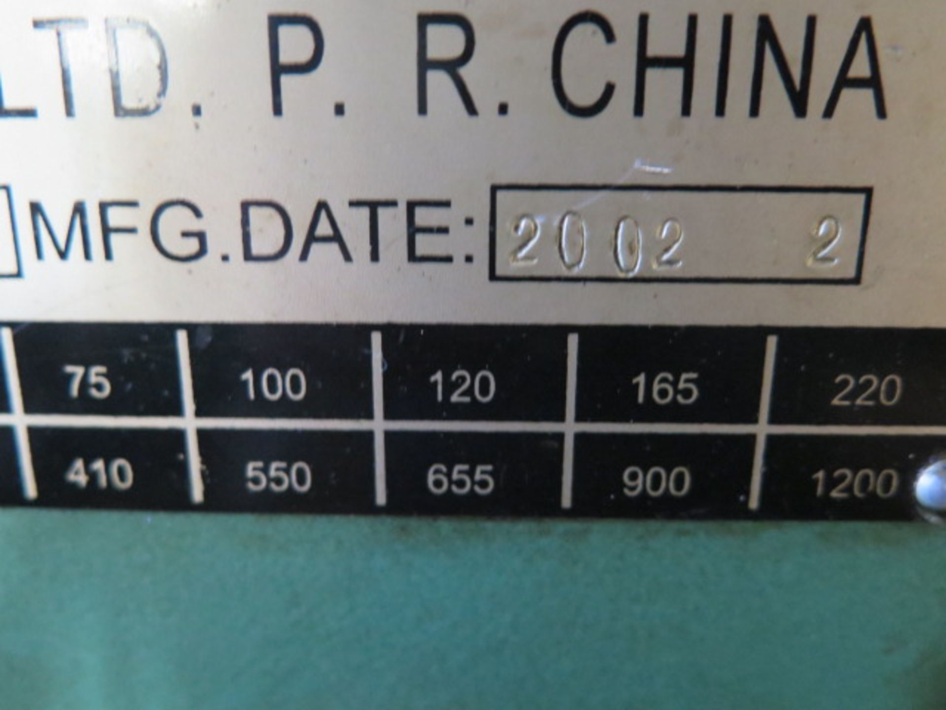 Chizhou mdl. CZ300 11 ½” x 24” Lathe s/n 0101 w/ 50-1200 RPM, Inch/mm Thread, Tailstock, SOLD AS IS - Image 12 of 12