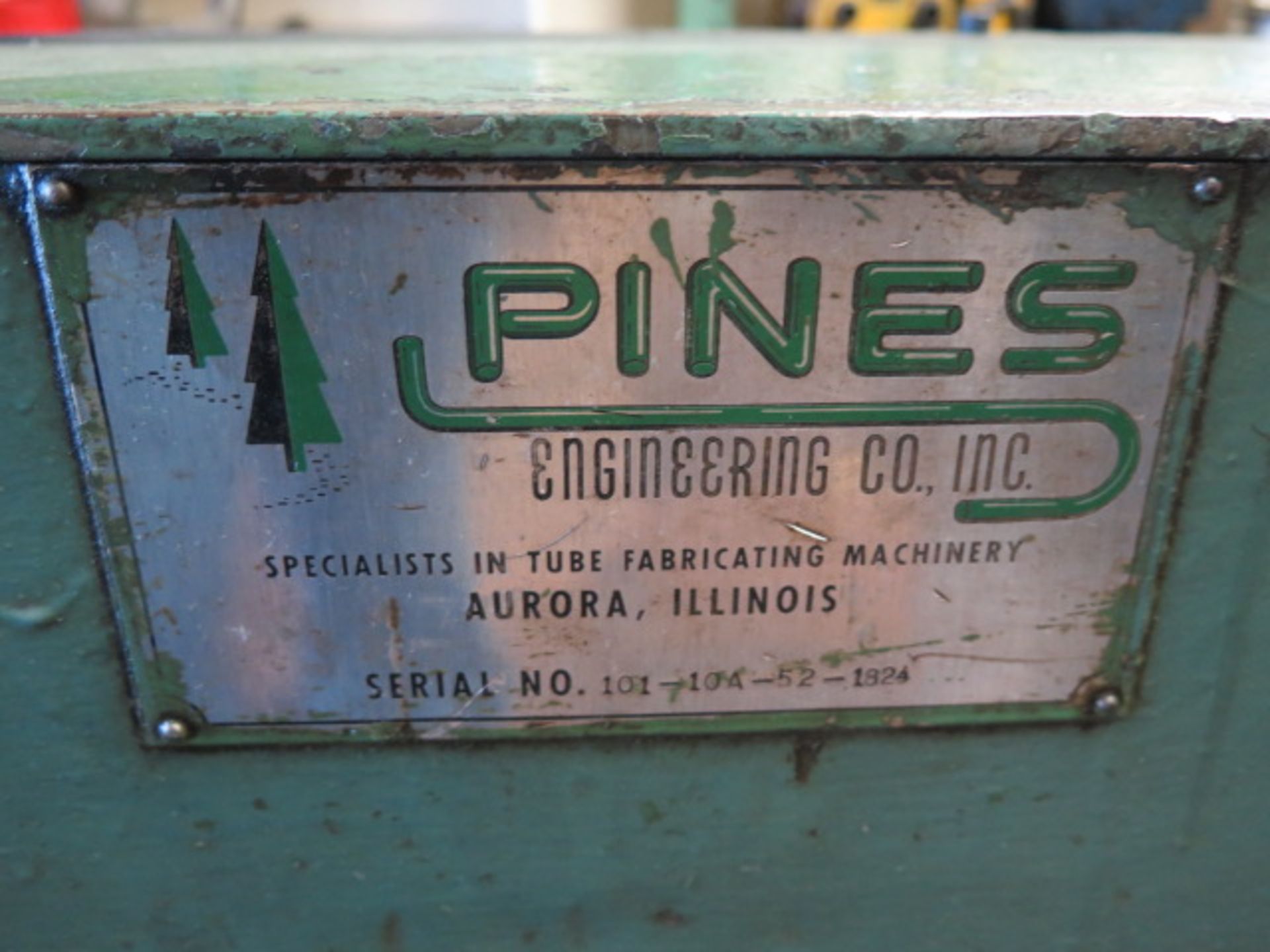 Pines Hydraulic Tube Bender s/n 101-10A-52-1824 (SOLD AS-IS – NO WARRANTY) - Image 3 of 9