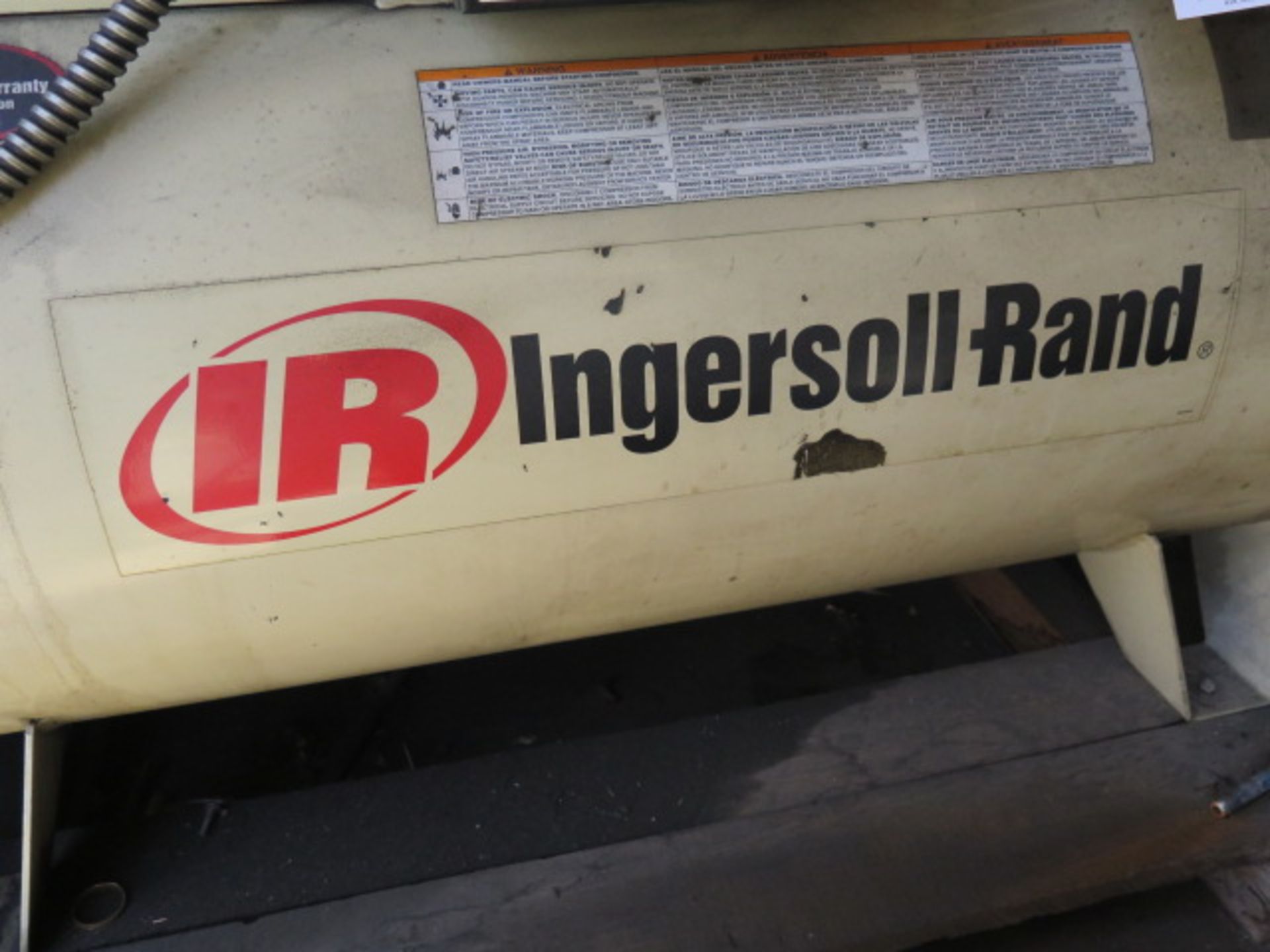 Ingersoll Rand 10Hp Horizontal Air Compressor w/ 2-Stage Pump, 80 Gallon Tank (SOLD AS-IS – NO WARRA - Image 3 of 6