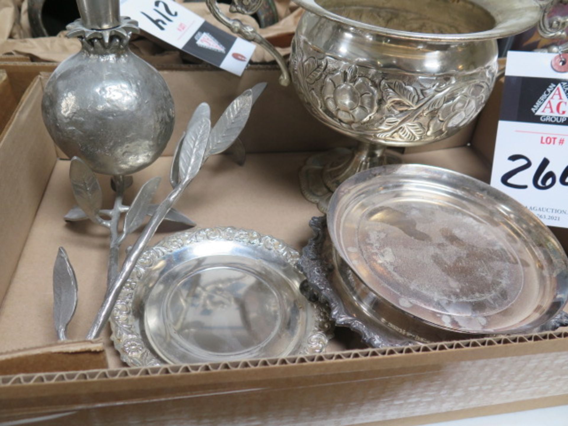 Silver Plated Decorative Pieces (SOLD AS-IS - NO WARRANTY) - Image 2 of 5