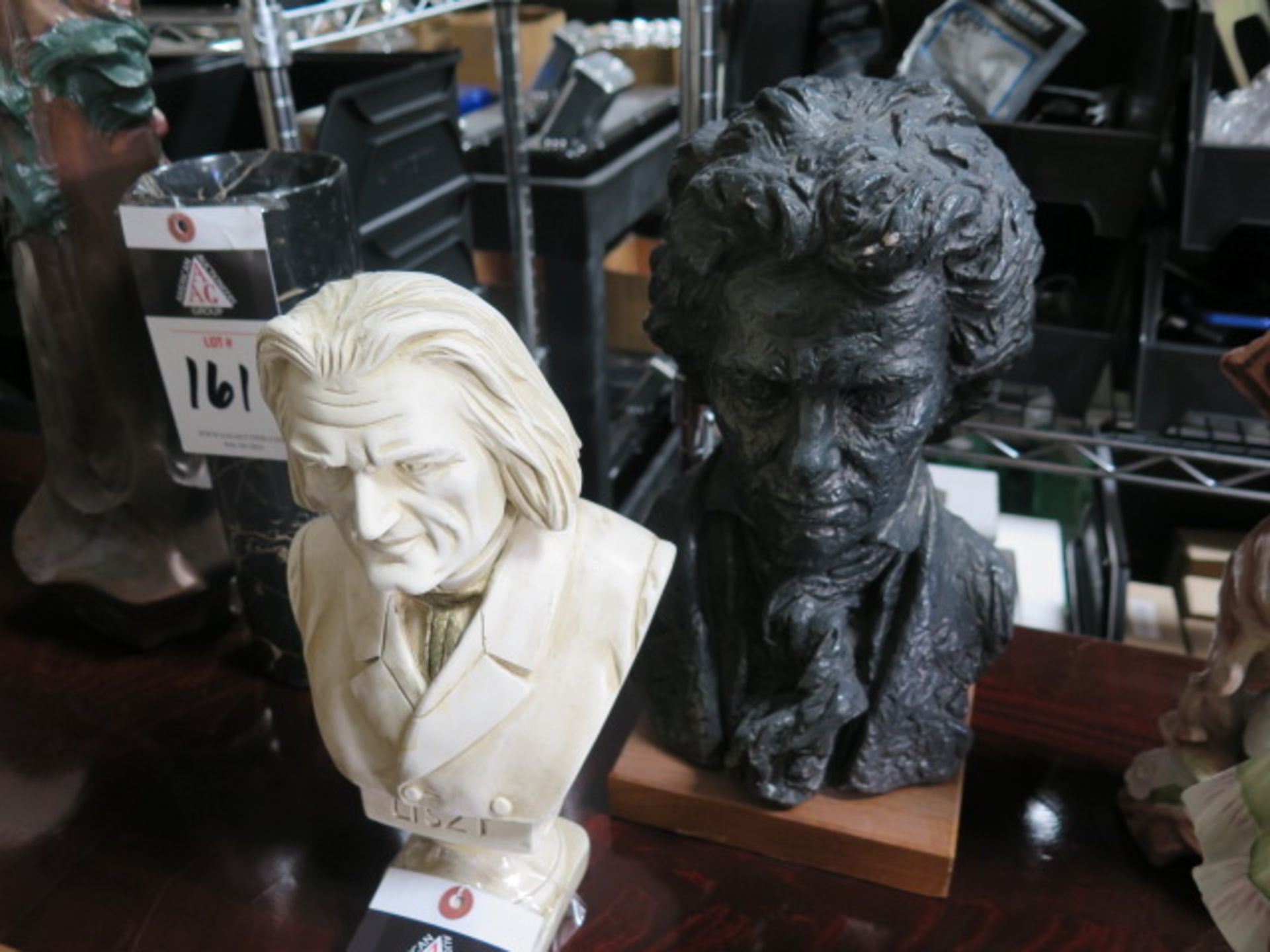 Liszt and Beethoven Busts (2) (SOLD AS-IS - NO WARRANTY) - Image 2 of 5