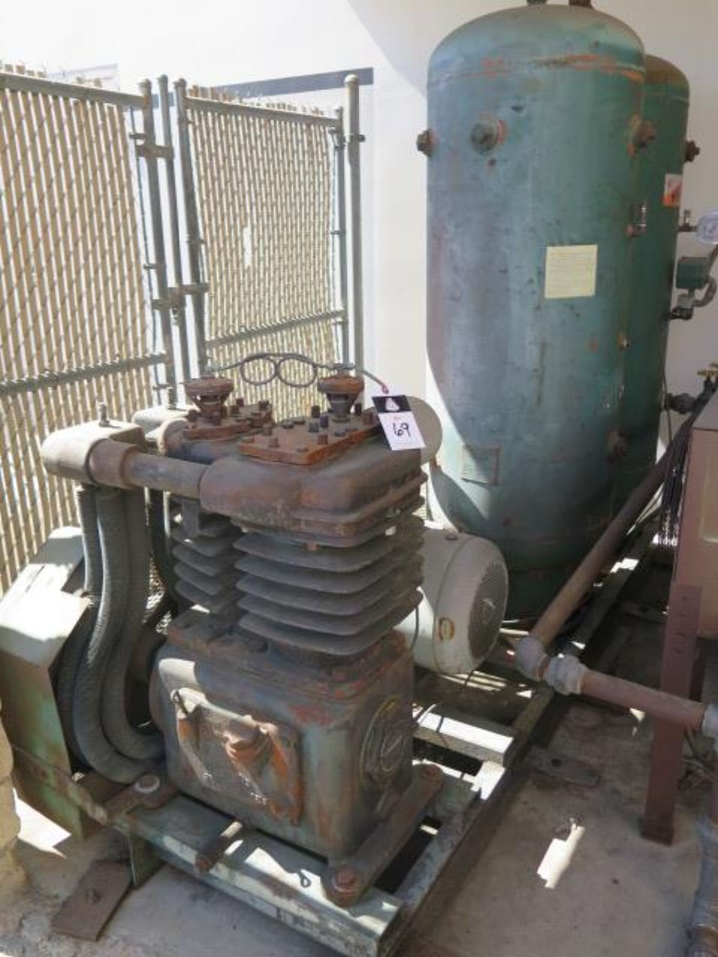 Curtis Air Compressor w/ Vertical Air Tank (SOLD AS-IS - NO WARRANTY)