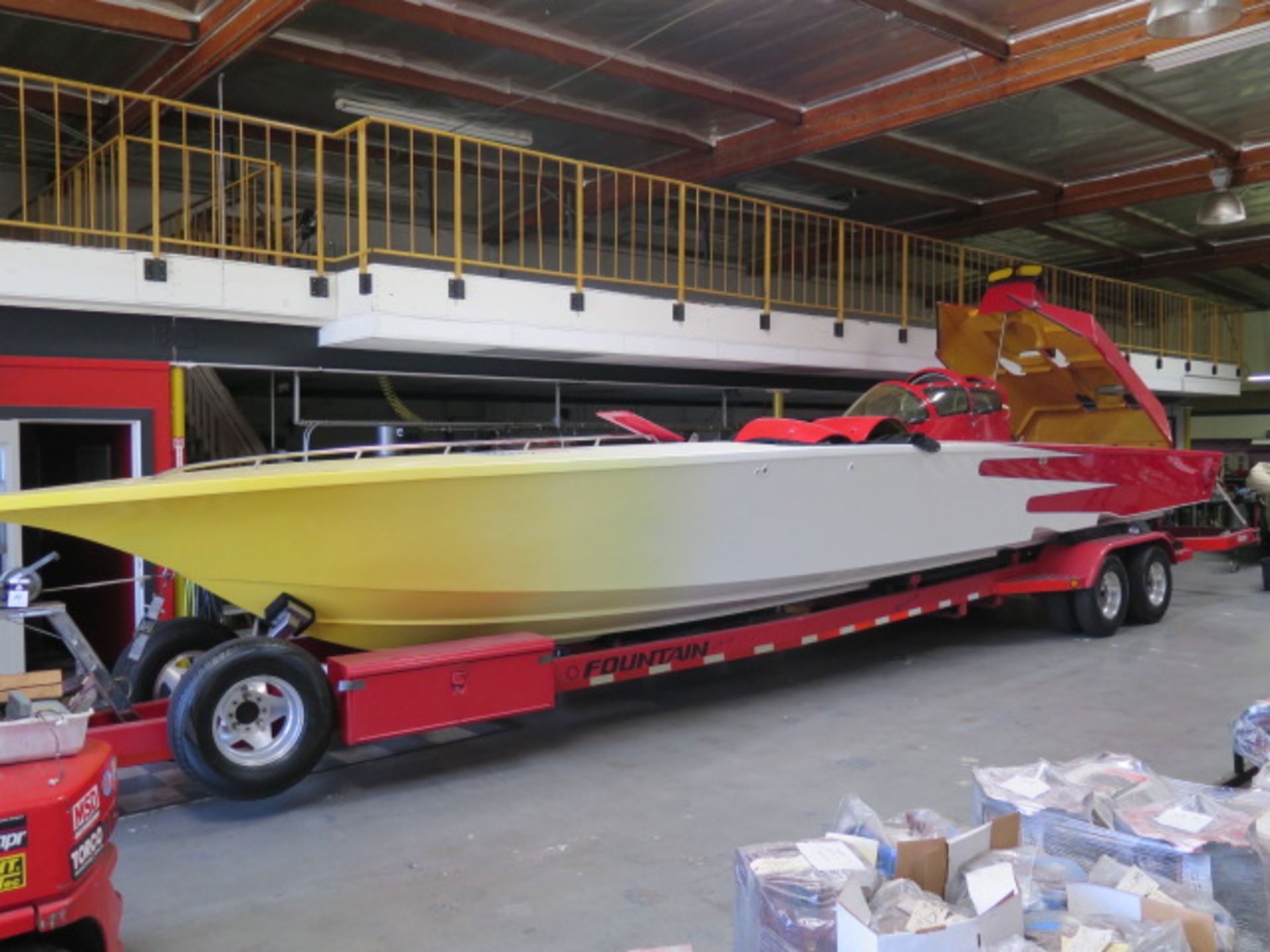 42’ Fountain Super V Race Boat w/ Fill Canopy (Former Worlds Fastest Super V Hull)142.3, SOLD AS IS