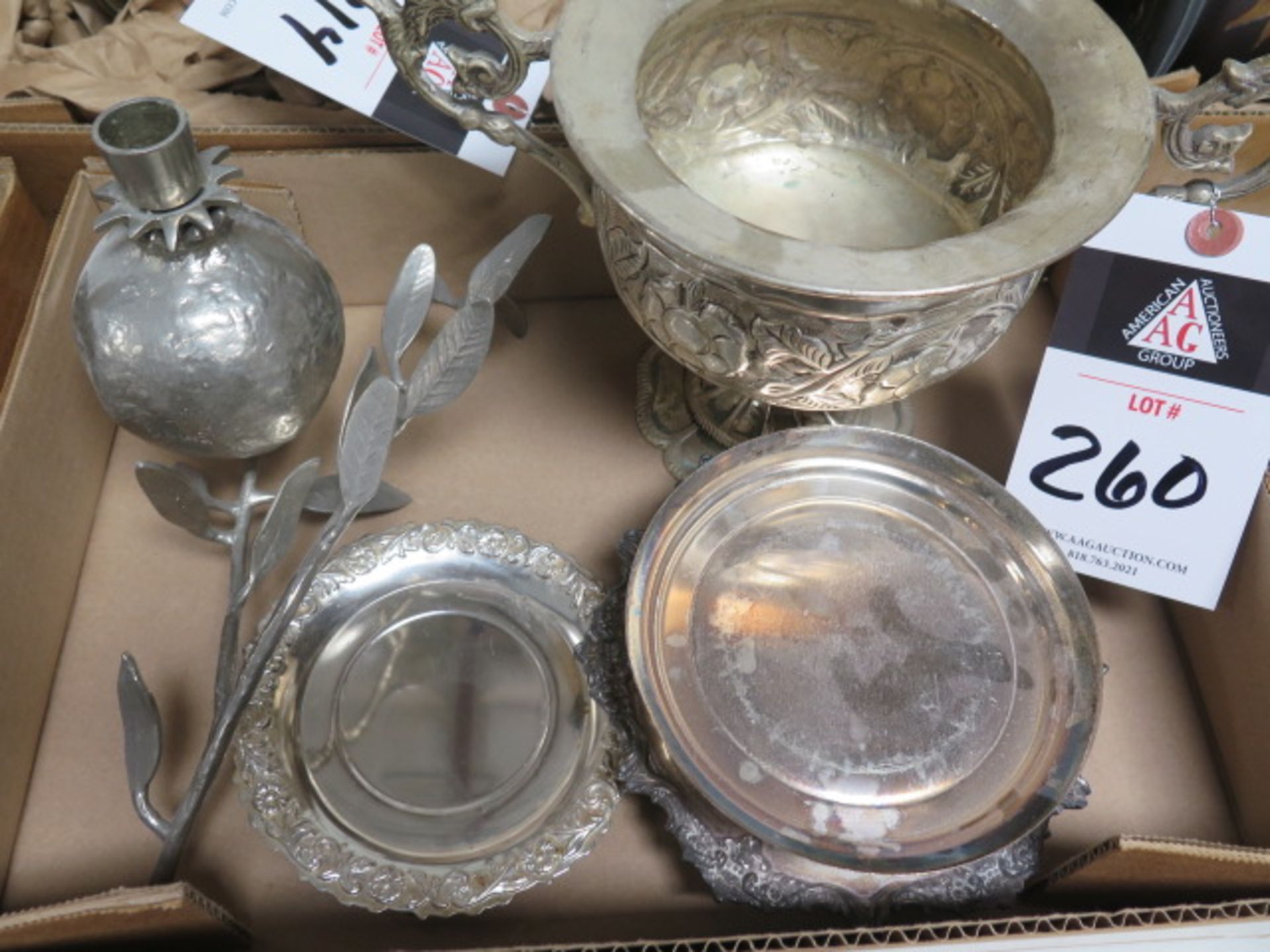 Silver Plated Decorative Pieces (SOLD AS-IS - NO WARRANTY)