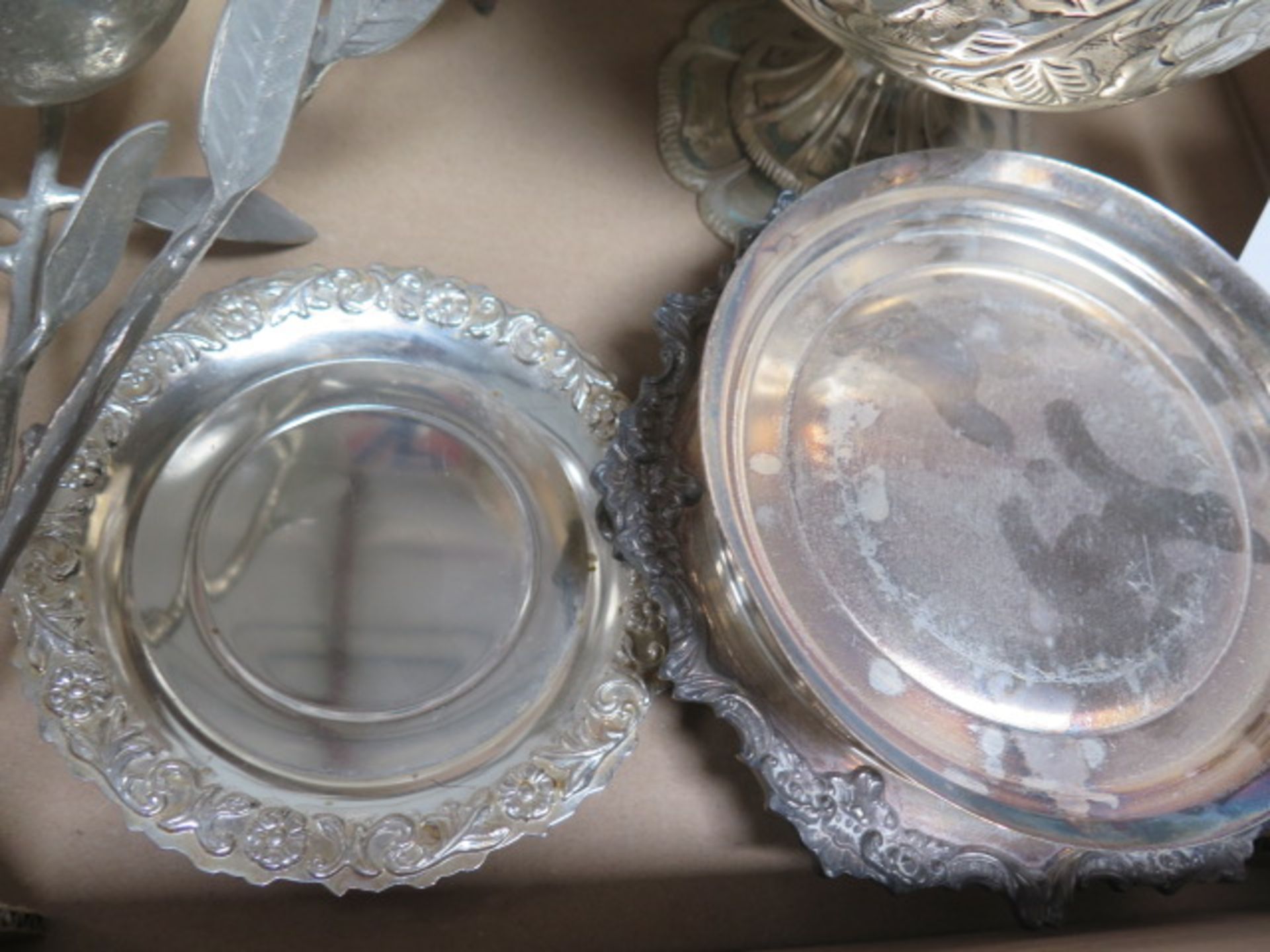 Silver Plated Decorative Pieces (SOLD AS-IS - NO WARRANTY) - Image 4 of 5