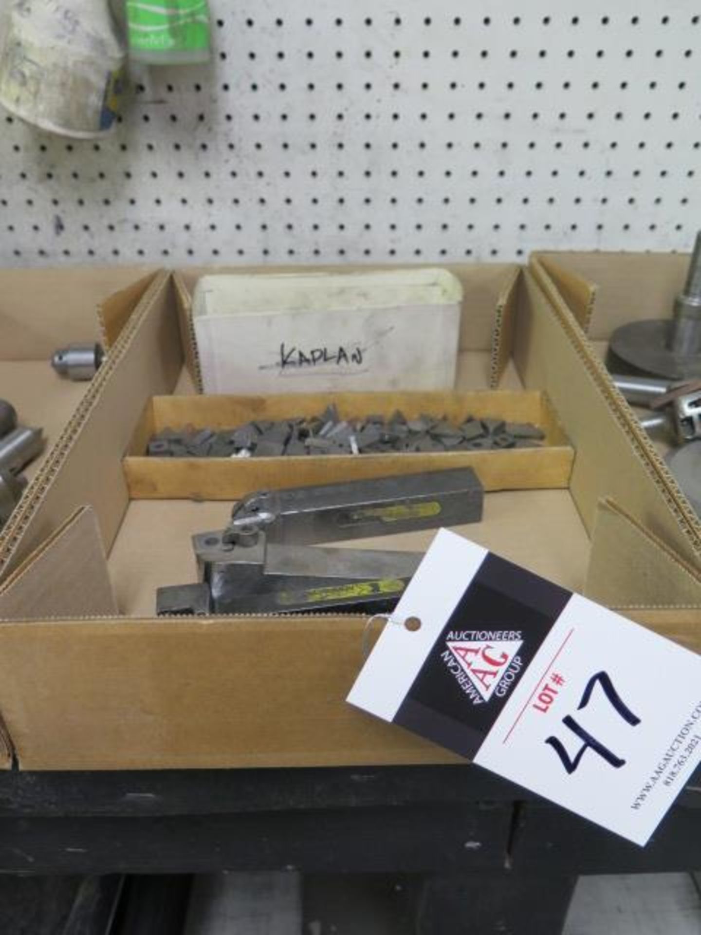 Insert Turning Tools w/ Carbide Inserts (SOLD AS-IS - NO WARRANTY)