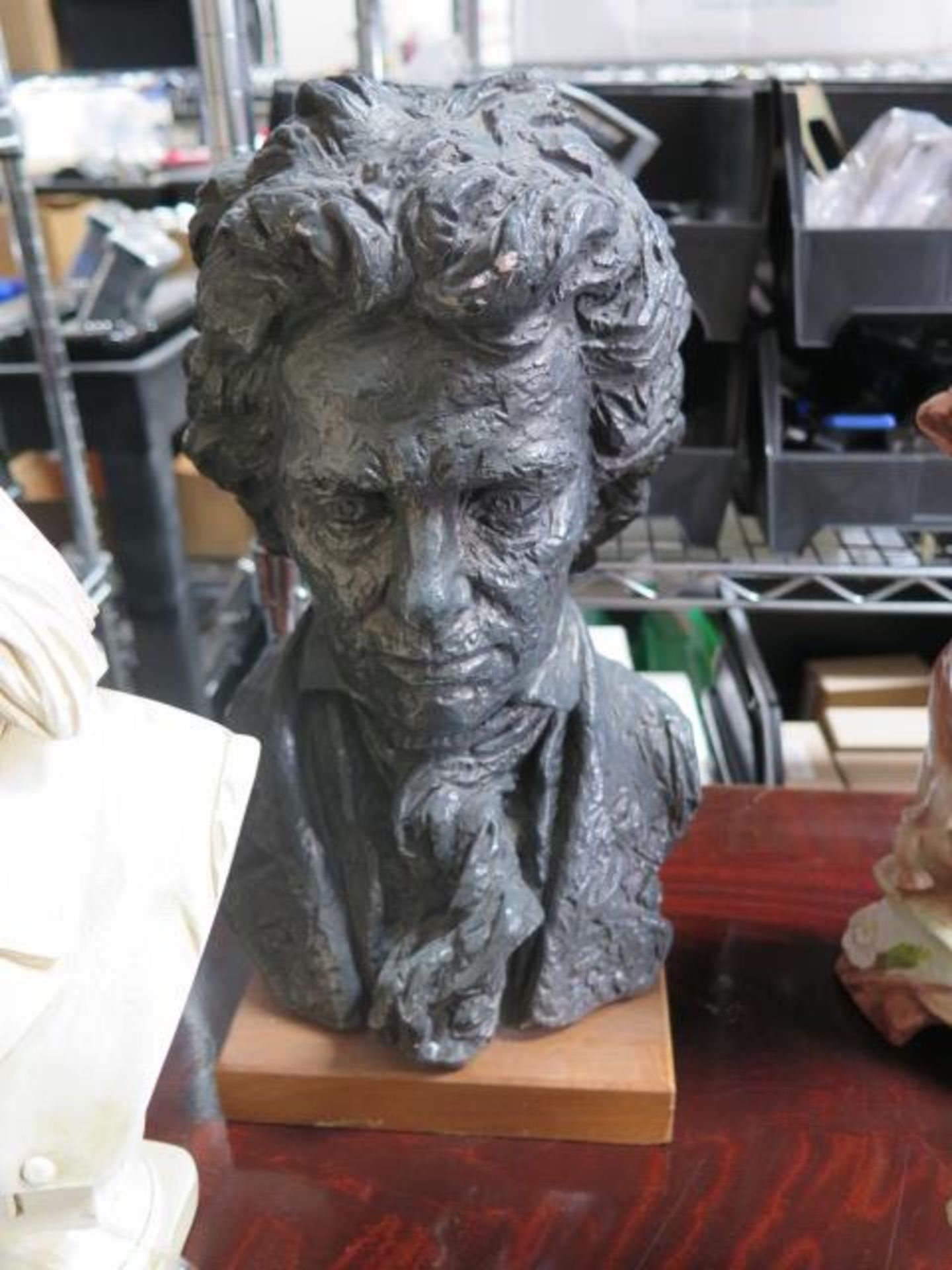 Liszt and Beethoven Busts (2) (SOLD AS-IS - NO WARRANTY) - Image 4 of 5