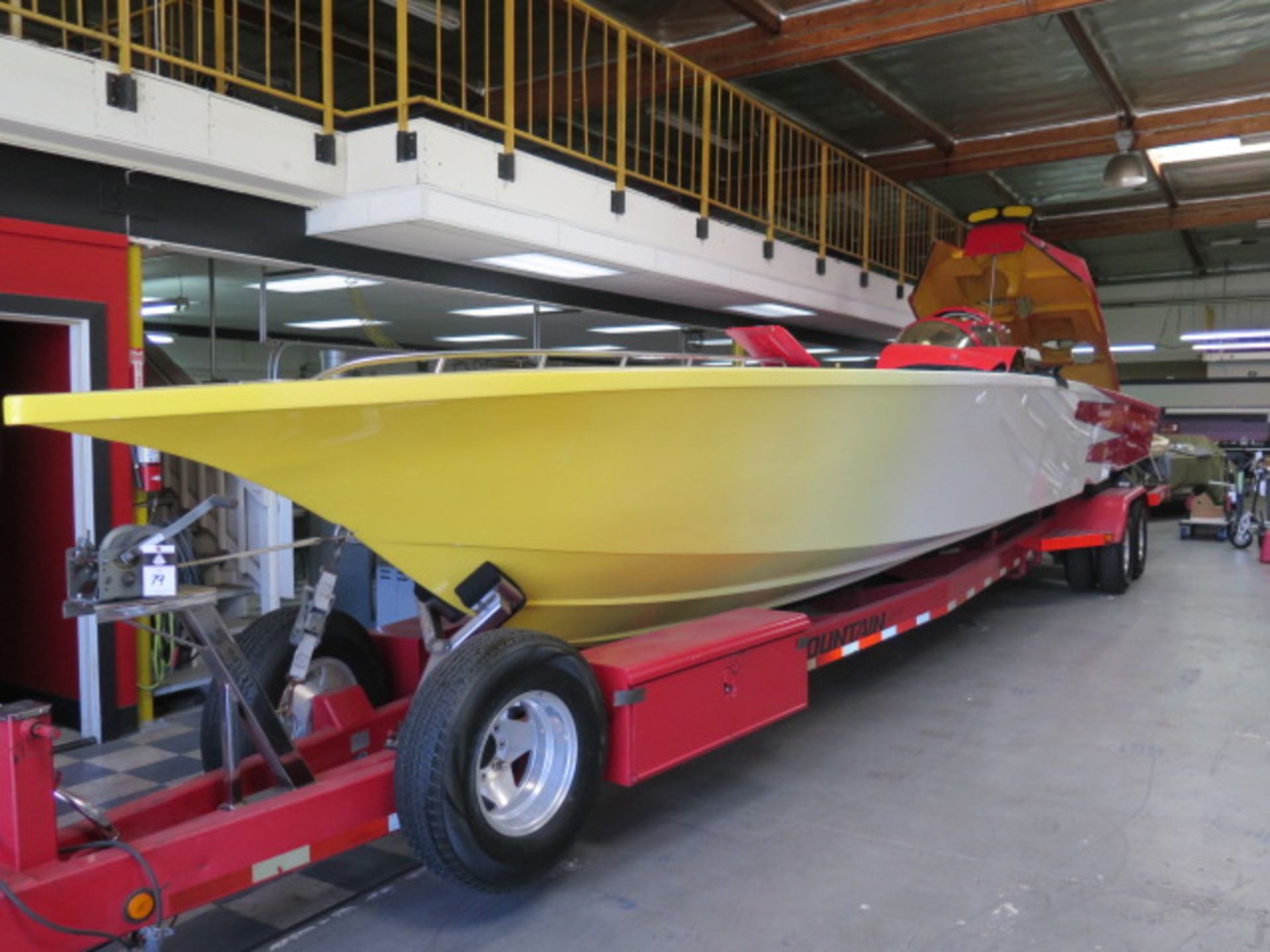 42’ Fountain Super V Race Boat w/ Fill Canopy (Former Worlds Fastest Super V Hull)142.3, SOLD AS IS - Image 2 of 37