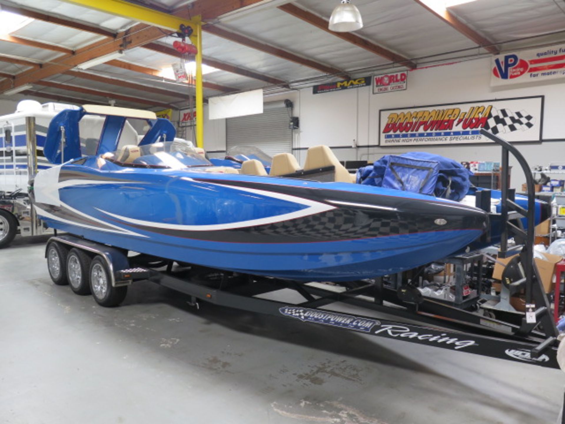 2020 28 Ultra Deck Boat w/ Boostpower 550 EFI (23 Hrs), Inco SCX Drive, Deluxe Options, SOLD AS IS