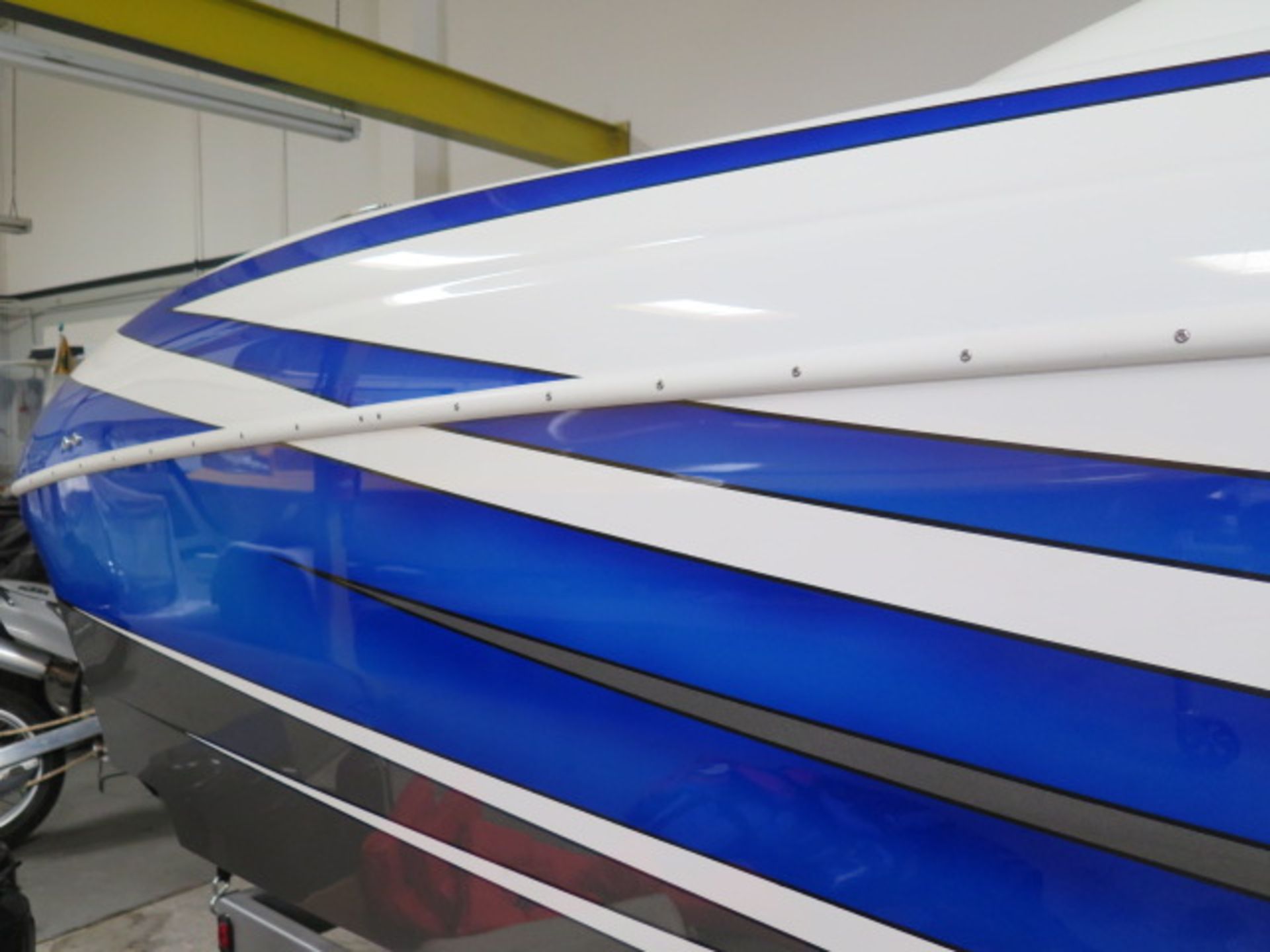 2022 27' Ultra Shadow Balsa Core CAT Hull Built for High Speed,w/Finished Bilge Gel Coat, SOLD AS IS - Image 13 of 21
