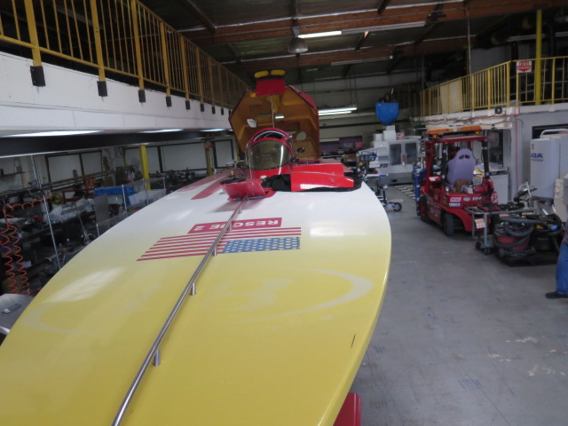 42’ Fountain Super V Race Boat w/ Fill Canopy (Former Worlds Fastest Super V Hull)142.3, SOLD AS IS - Image 10 of 37