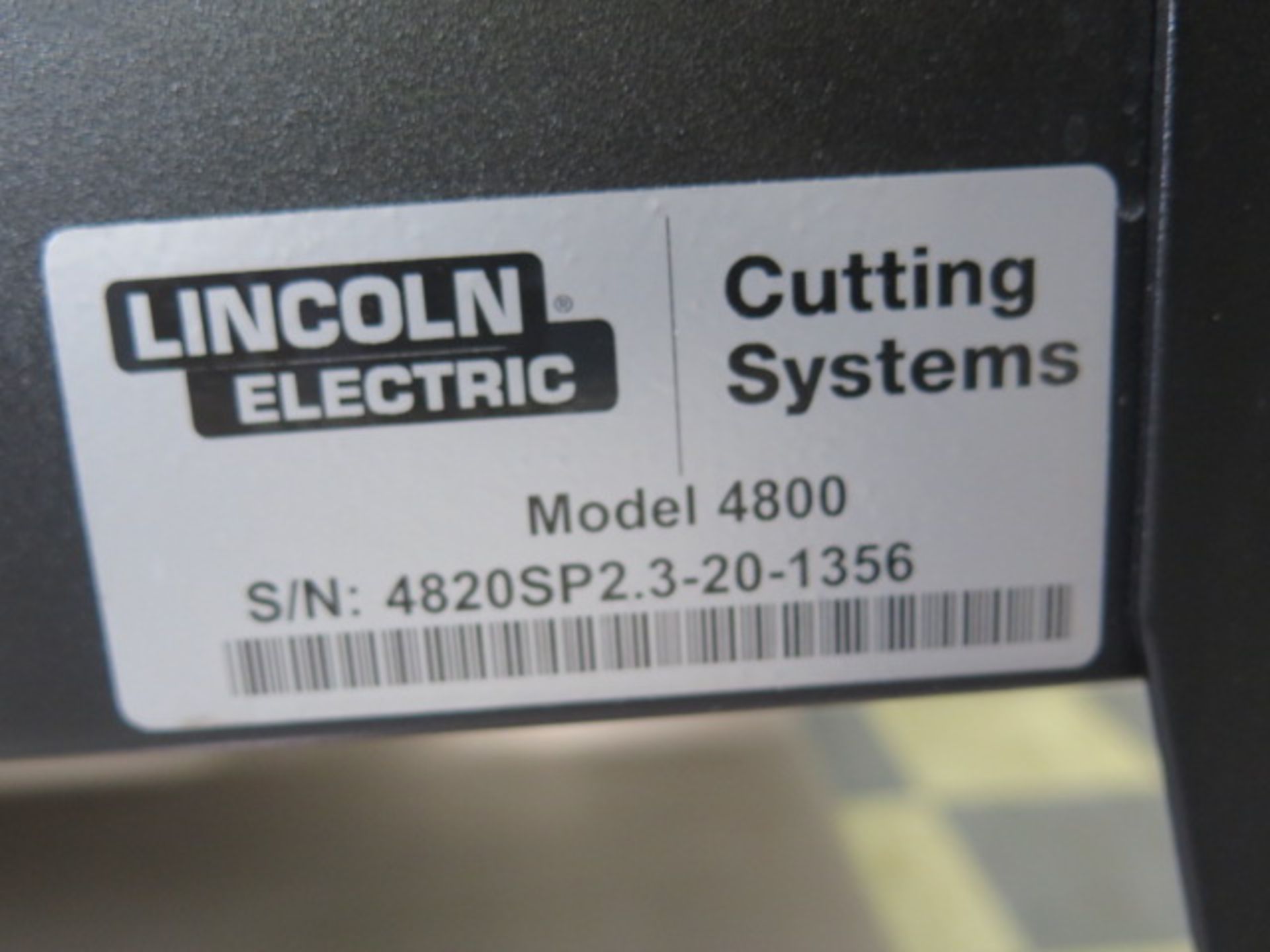 Lincoln 4800 Torchmate Deluxe CNC 4’ x 8’ Plasma Table s/n 4820SP2.3-20-1356 w/ SOLD AS IS - Image 18 of 18