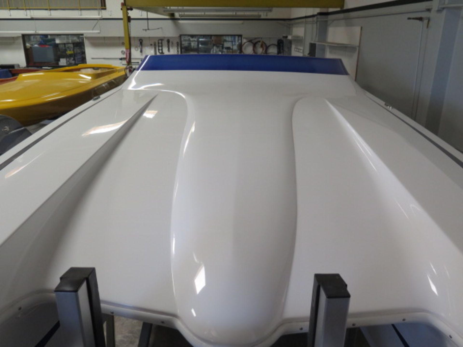 2022 27' Ultra Shadow Balsa Core CAT Hull Built for High Speed,w/Finished Bilge Gel Coat, SOLD AS IS - Image 14 of 21