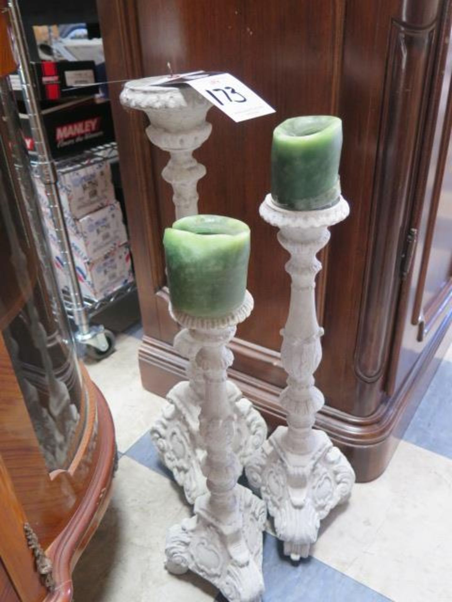 Candle Holders (3) (SOLD AS-IS - NO WARRANTY)