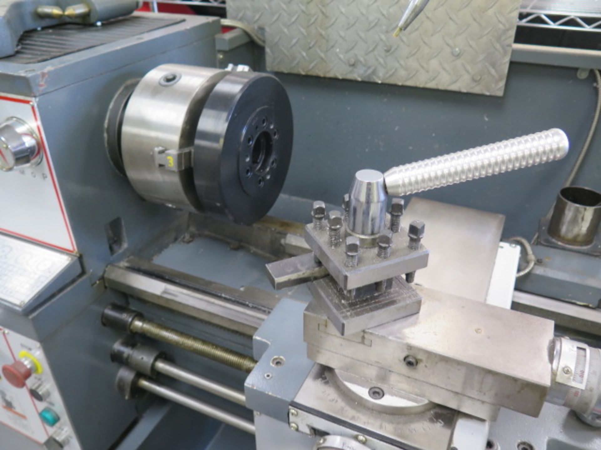 2012 Clark 1440 14” x 40” Geared Head Gap Bed Lathe s/n 12540 w/ Sino SDS6-2V Prog DRO, SOLD AS IS - Image 13 of 27