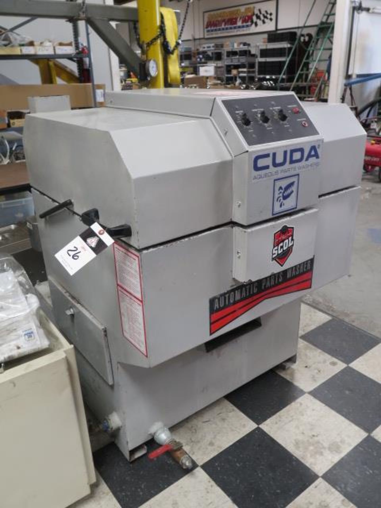 Cuda Aqueous mdl. APW7320A TOP LOAD Automatic Rotary Parts Washer s/n 00500-62740 (SOLD AS-IS - NO - Image 2 of 11