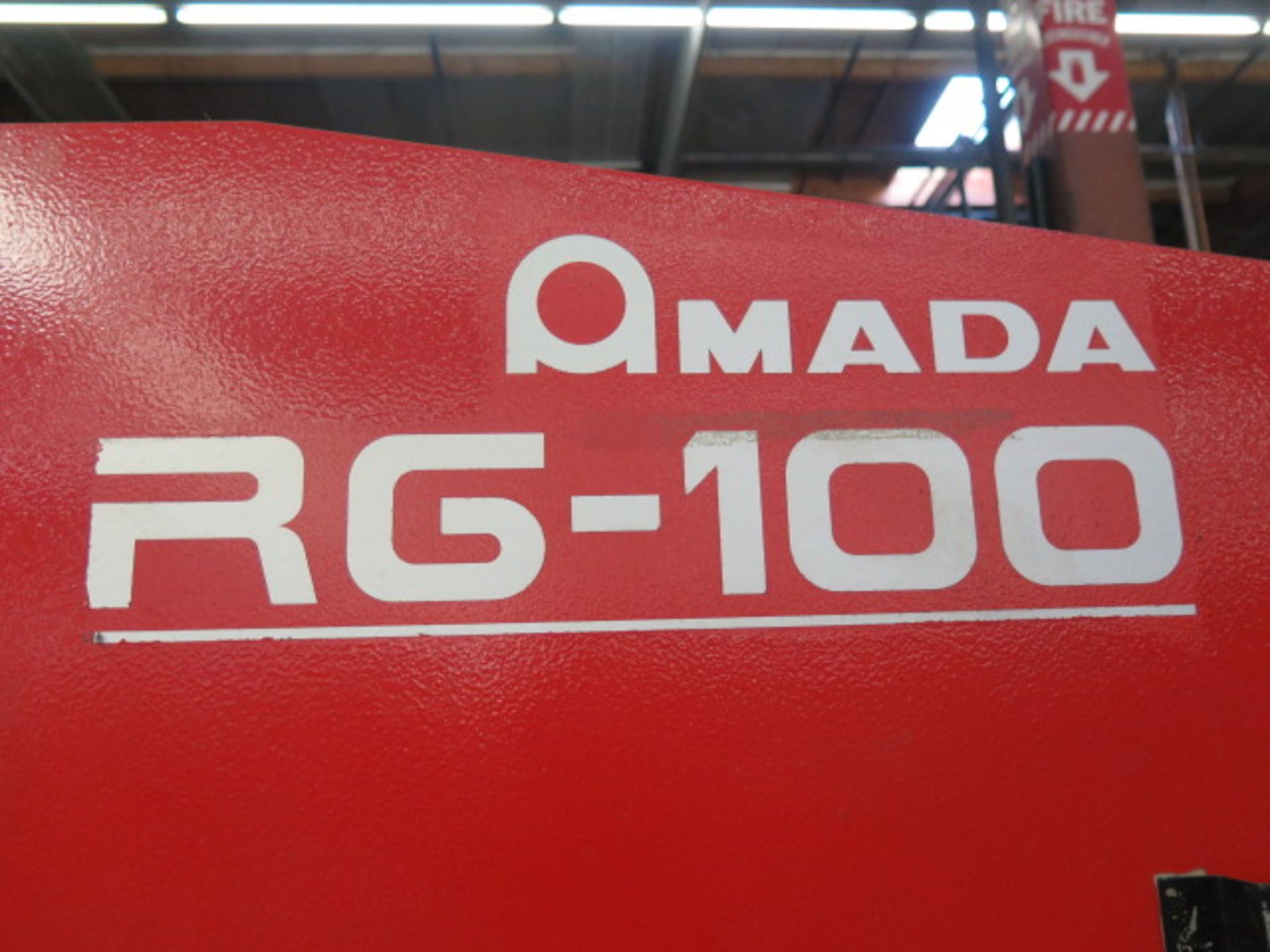 Amada RG-100 100-Ton x 10' CNC Press Brake s/n 106092 w/ Amada NC9-EX II Controls, SOLD AS IS - Image 15 of 19