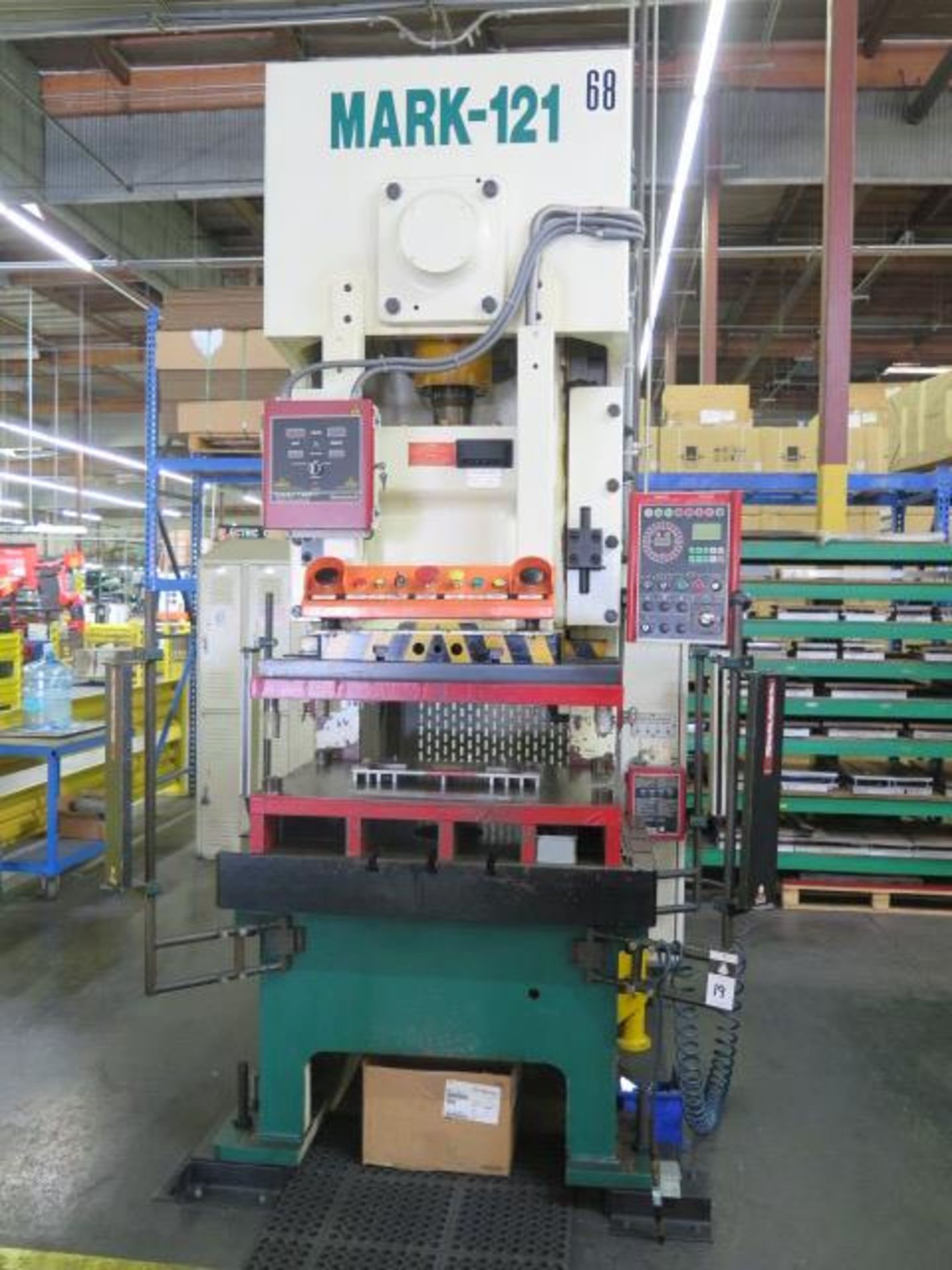 2002 Southerland MARK-121 121 Ton Gap Frame Punch Press s/n 10201101009 Wintress Control, SOLD AS IS