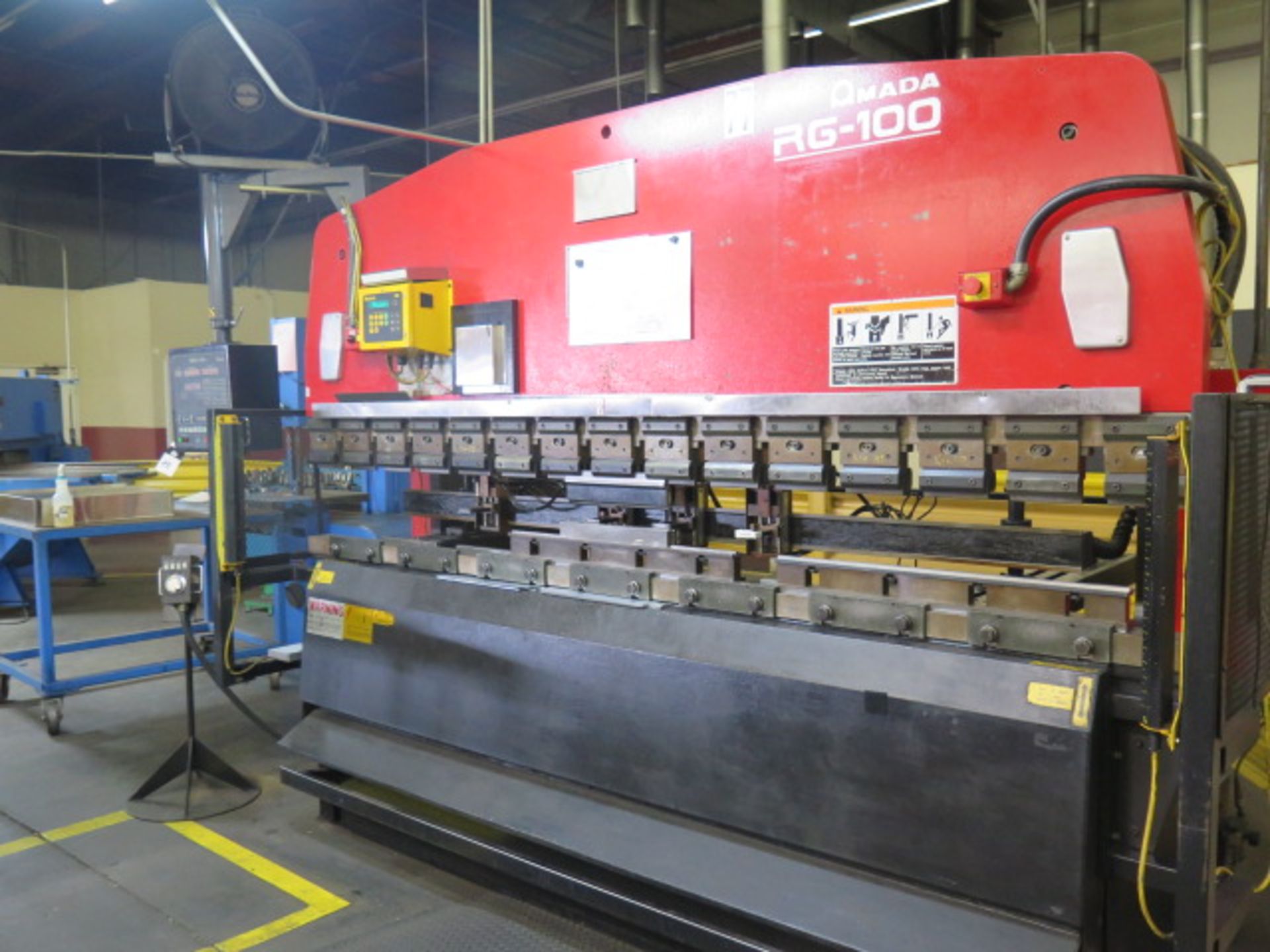 Amada RG-100 100-Ton x 10' CNC Press Brake s/n 105608 w/ Amada NC9-EX II 118.1" Bed, SOLD AS IS - Image 2 of 15