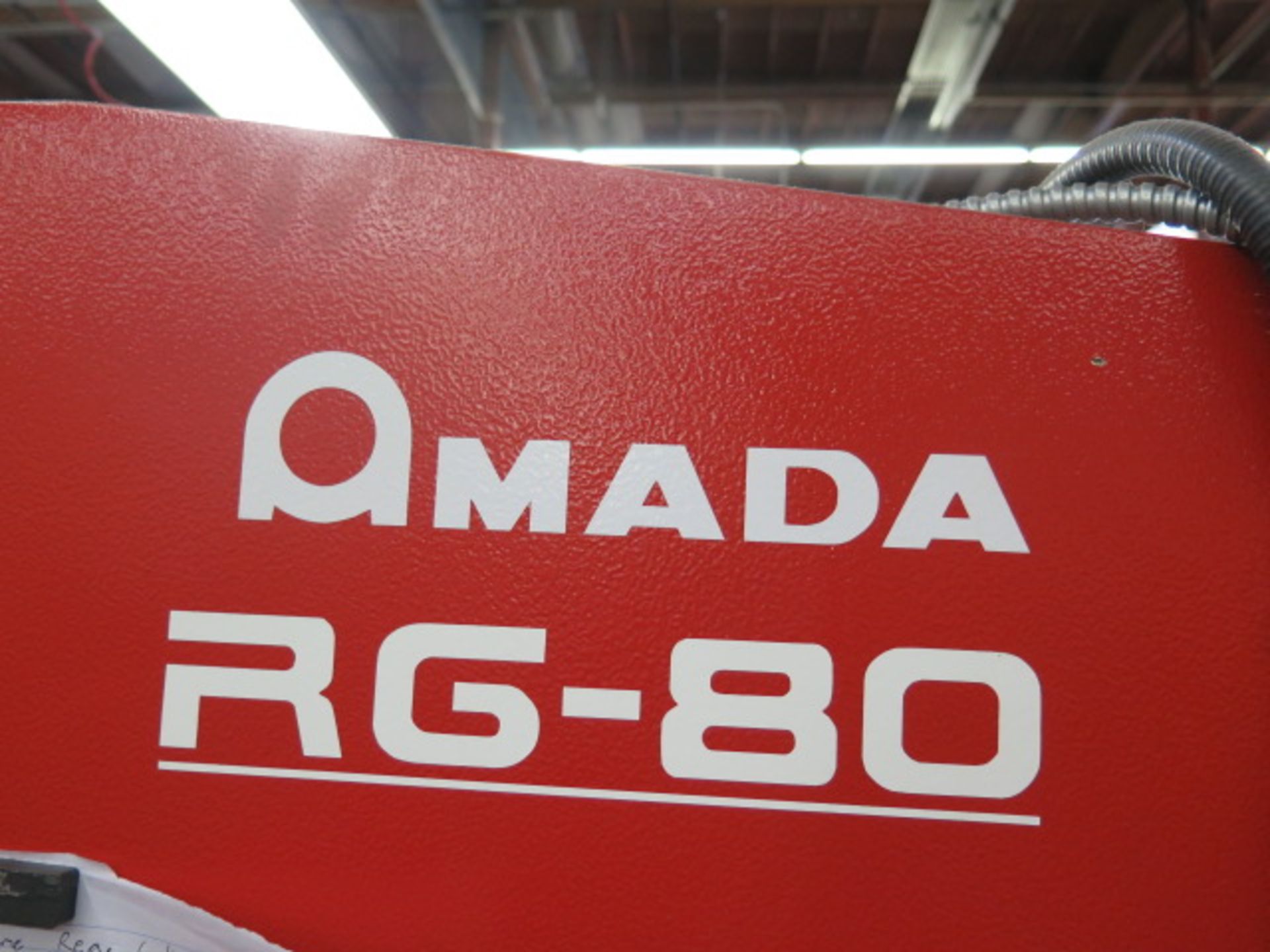 Amada RG-80 80-Ton x 8' CNC Press Brake s/n 804576 w/ Amada NC9-EX II, 8' Bed Length, SOLD AS IS - Image 11 of 12