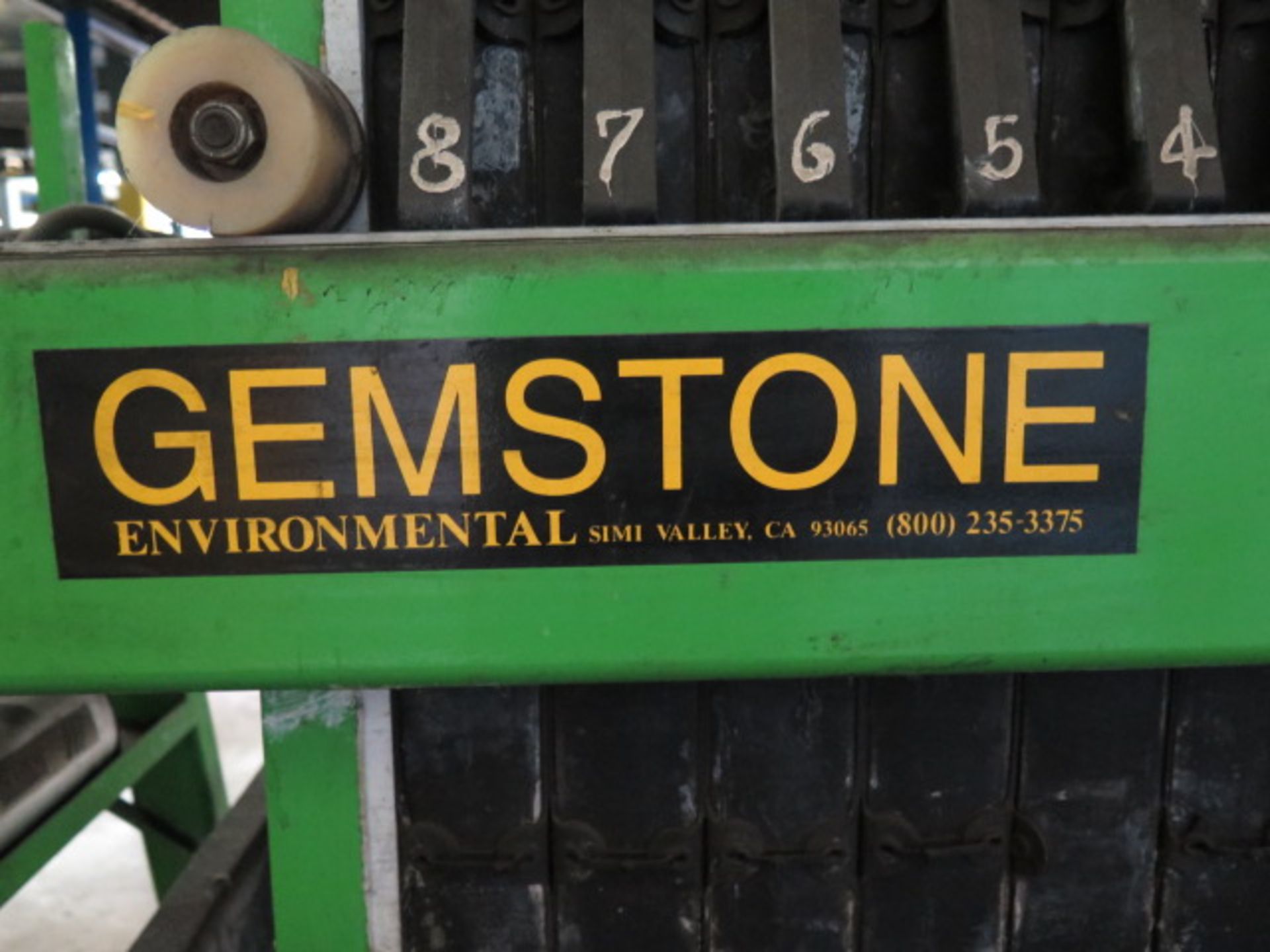 Gemstone Environmental 8-Element Air-Over-Hydraulic Filter Press w/ pH Controls, SOLD AS IS - Image 9 of 16