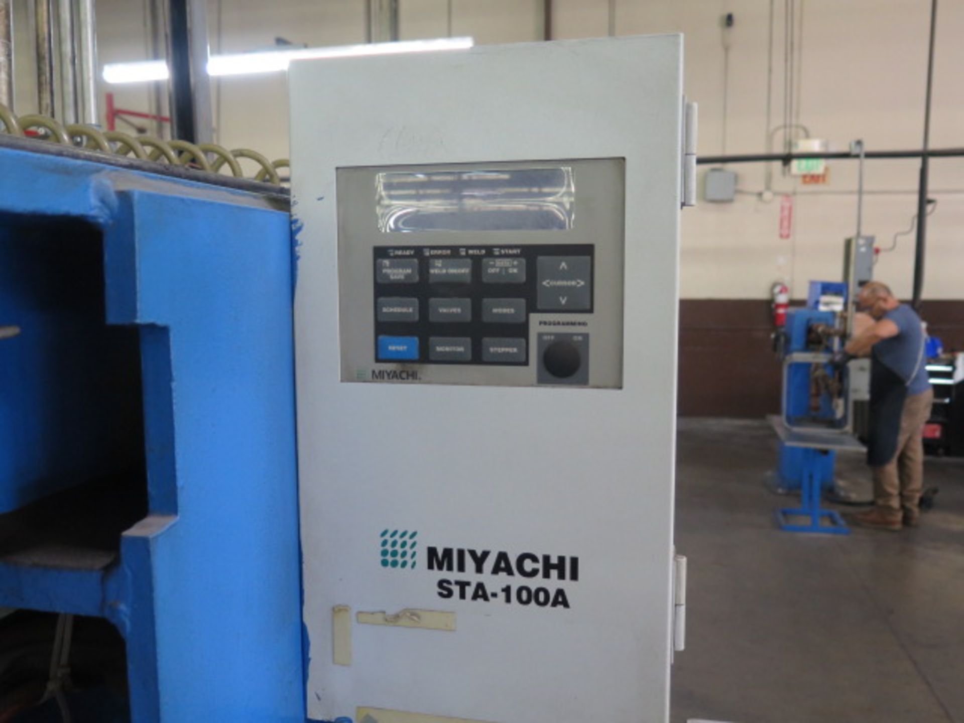 Taylor Winfield 18" 85kVA Traversing Spot Welder s/n 91292 w/ Miyachi STA-100A SOLD AS IS - Image 9 of 11