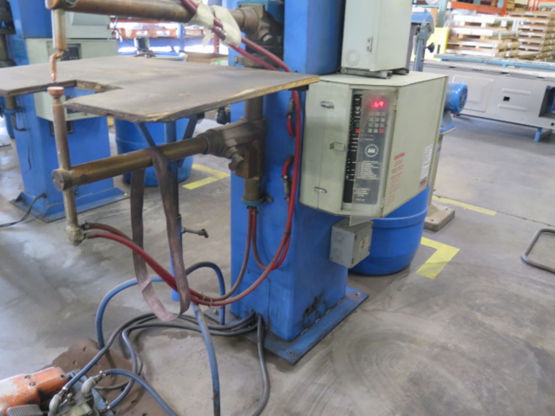 Acme Type 3-24-30 30kVA Spot Welder s/n 6191 w/ iii Resistance Welding Controls (SOLD AS-IS - NO WA - Image 3 of 9