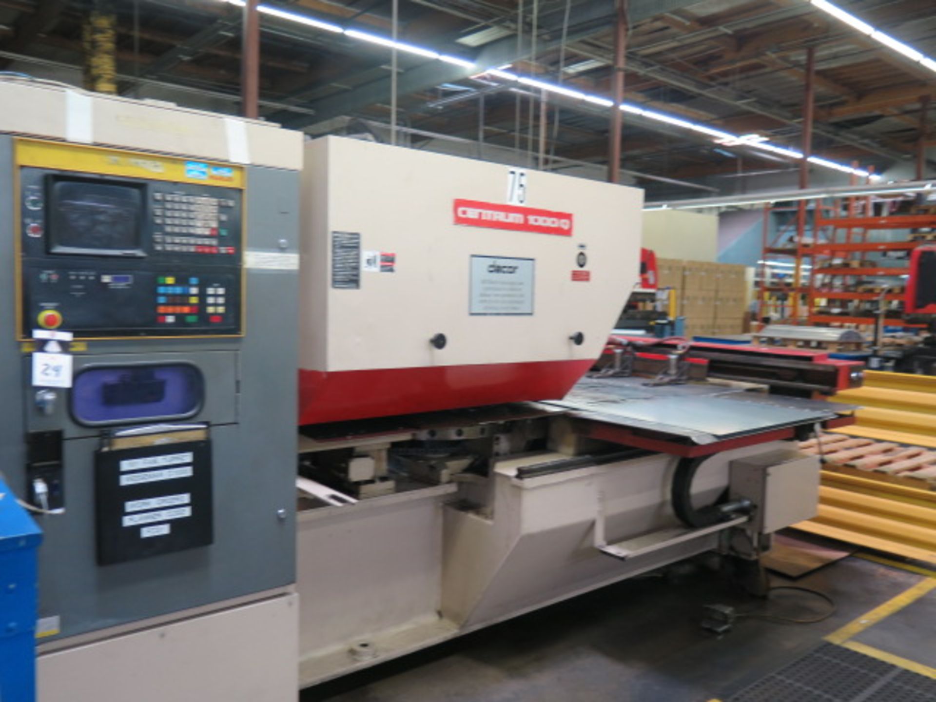 Murata Warner Swasey Centrum 1000/Q 16.5 Ton CNC Turret Punch Press w/ Fanuc System 6, SOLD AS IS - Image 3 of 11