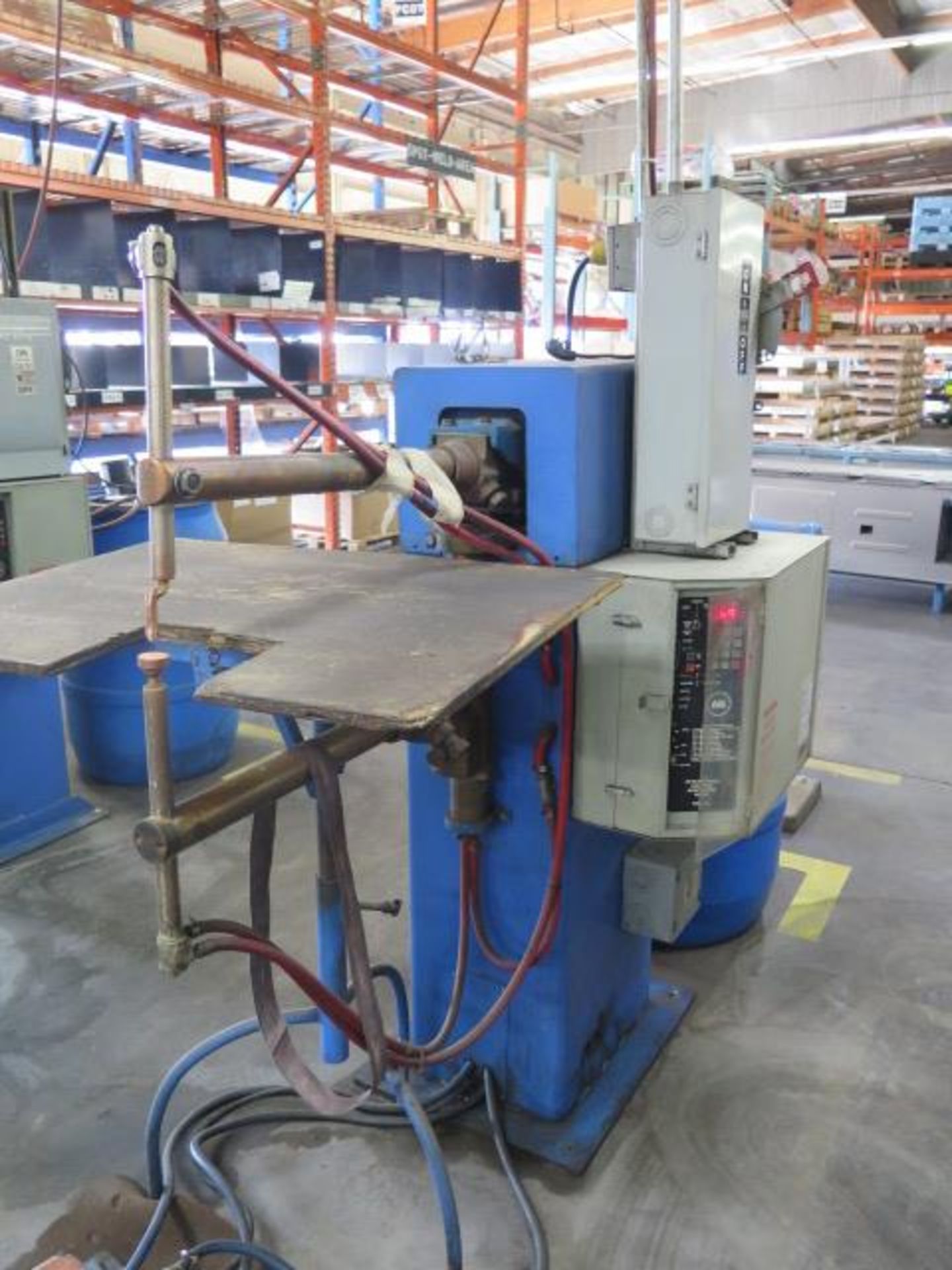 Acme Type 3-24-30 30kVA Spot Welder s/n 6191 w/ iii Resistance Welding Controls (SOLD AS-IS - NO WA