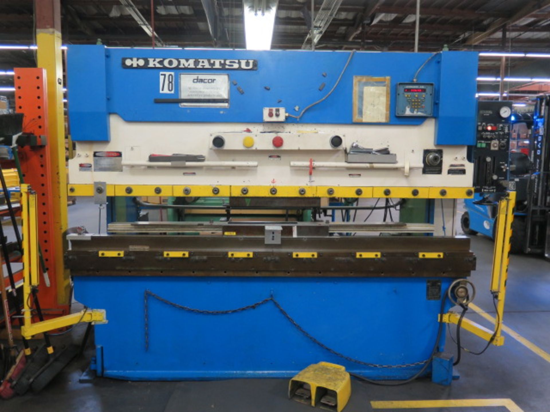 Komatsu PHS 50X255 50-Ton x 100" CNC Press Brake s/n 10054 w/ Autogauge G24 Controls, SOLD AS IS