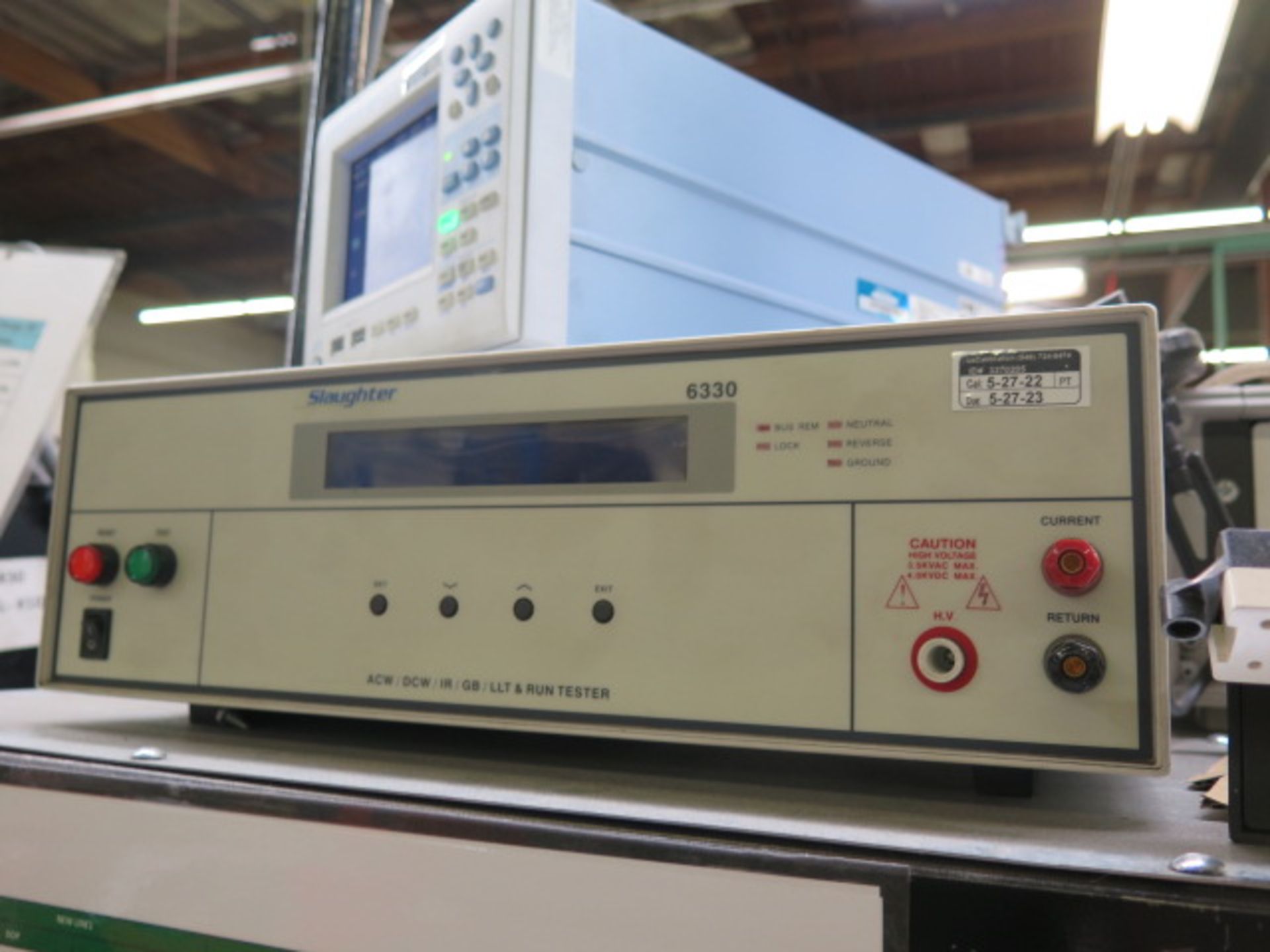 Slaughter 6330 ACW/DCW/IR/GB/LLT and Run Tester (SOLD AS-IS - NO WARRANTY) - Image 2 of 4