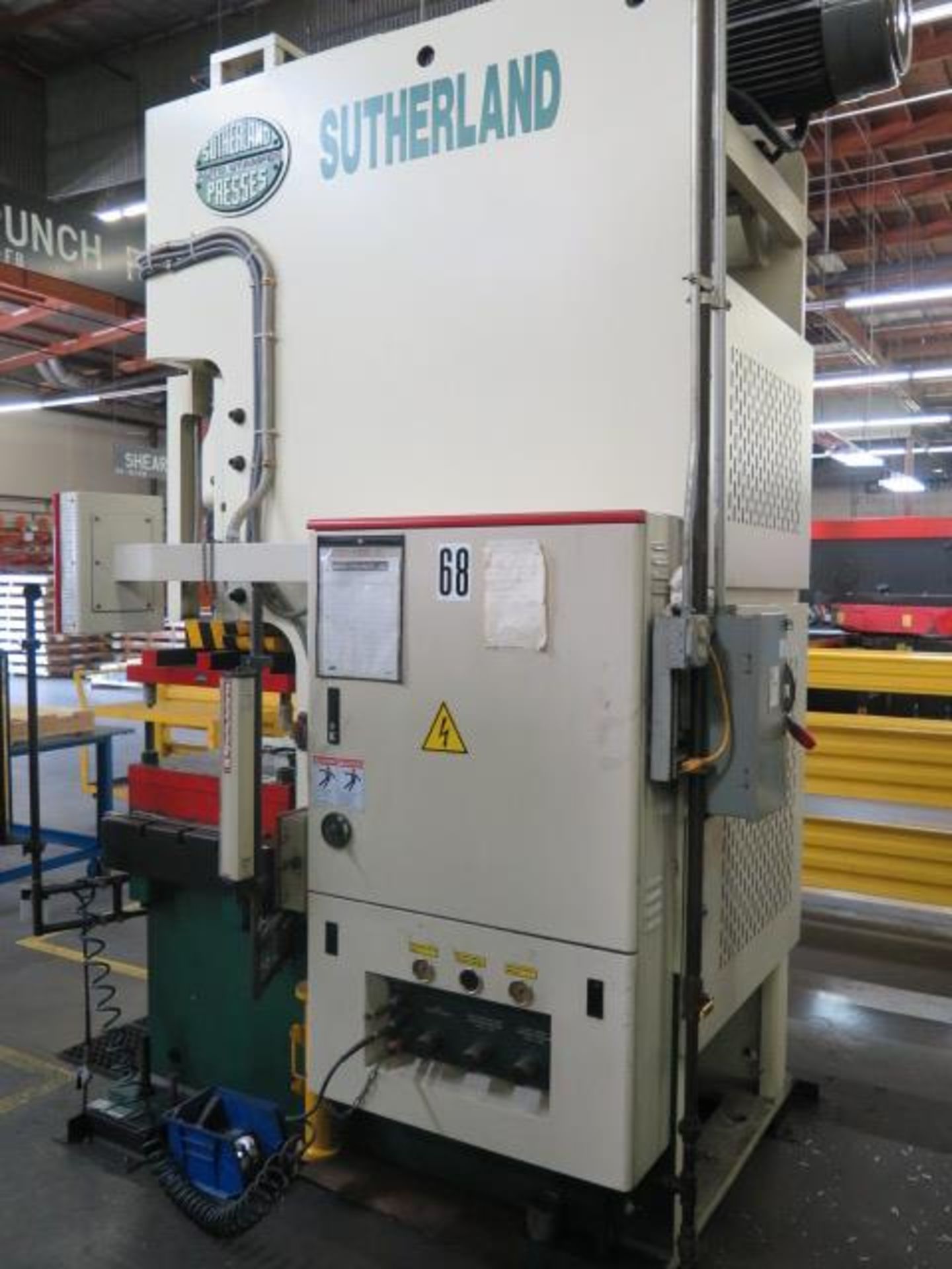 2002 Southerland MARK-121 121 Ton Gap Frame Punch Press s/n 10201101009 Wintress Control, SOLD AS IS - Image 12 of 18