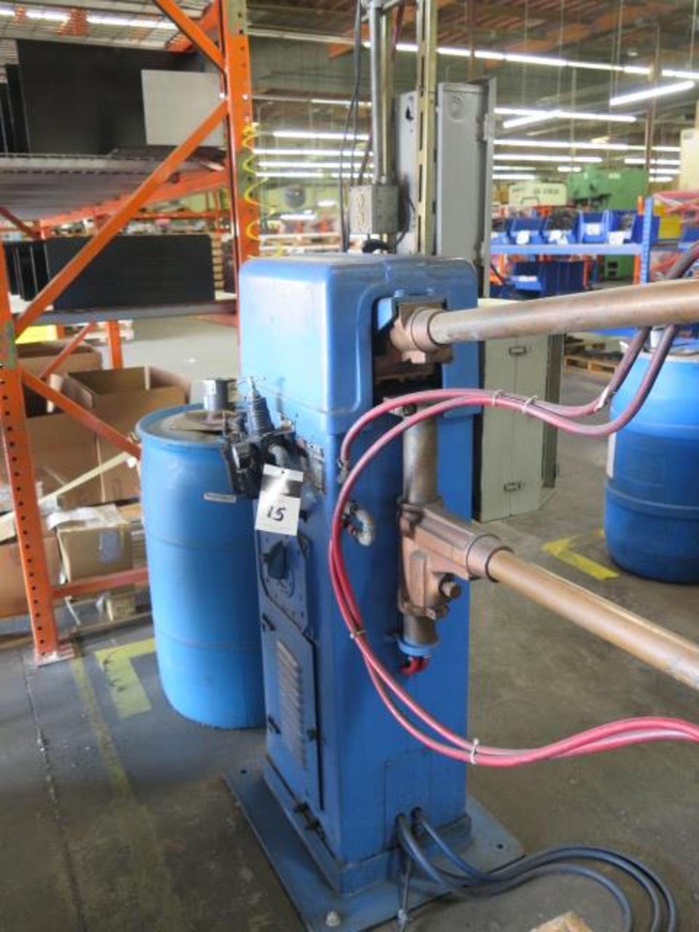 Acme Type 2-24-30 30kVA Spot Welder s/n 7600 w/ iii Resistance Welding Controls (SOLD AS-IS - NO WA - Image 4 of 11