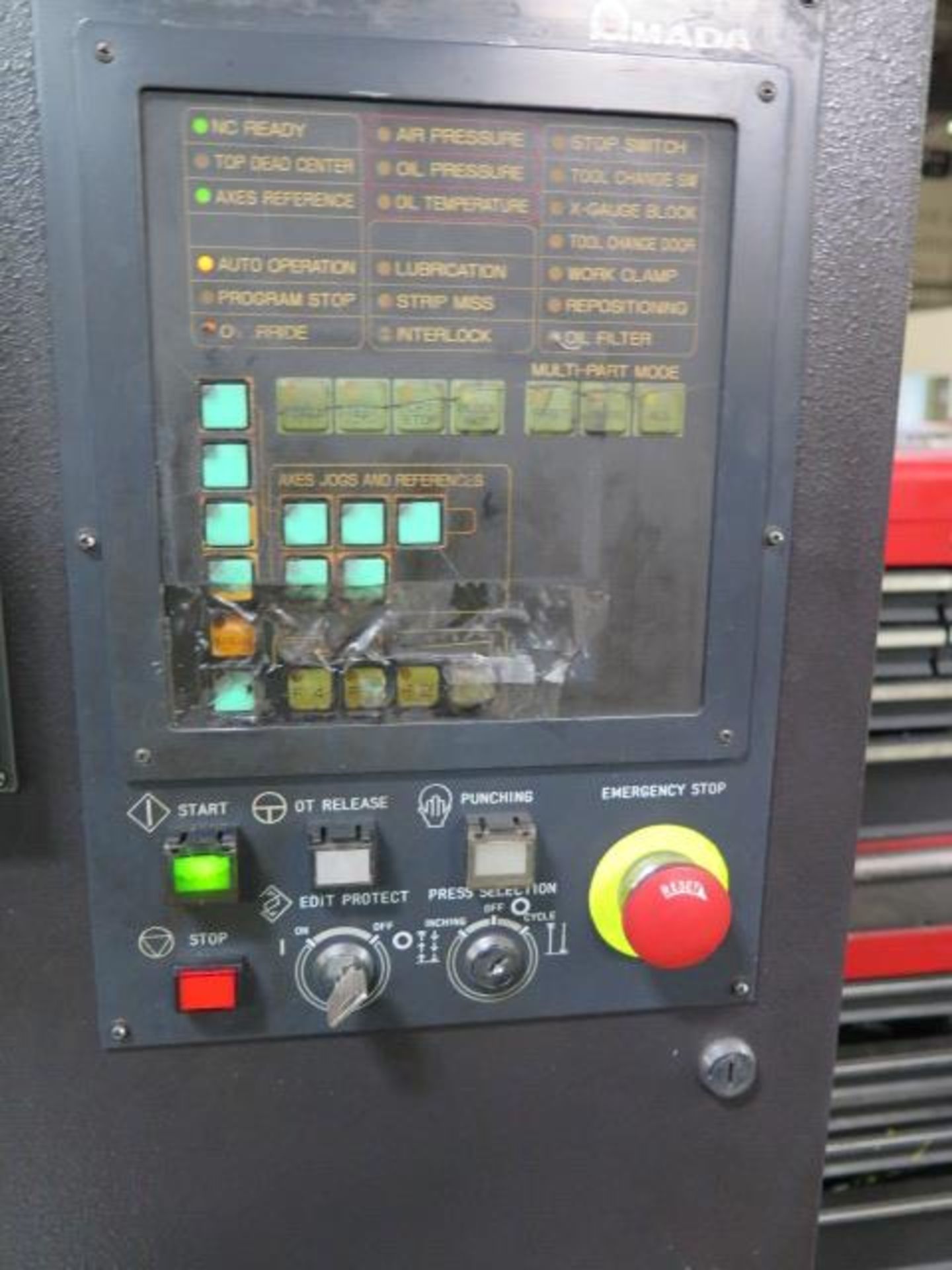 2001 Amada VIPROS 357 QUEEN 30-Ton 58-Starion CNC Turret Punch s/n AVQ57208 w/ Fanuc 18, SOLD AS IS - Image 22 of 34