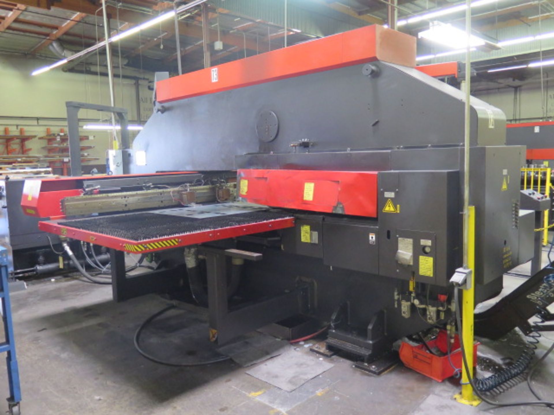 2001 Amada VIPROS 357 QUEEN 30-Ton 58-Starion CNC Turret Punch s/n AVQ57208 w/ Fanuc 18, SOLD AS IS - Image 7 of 34