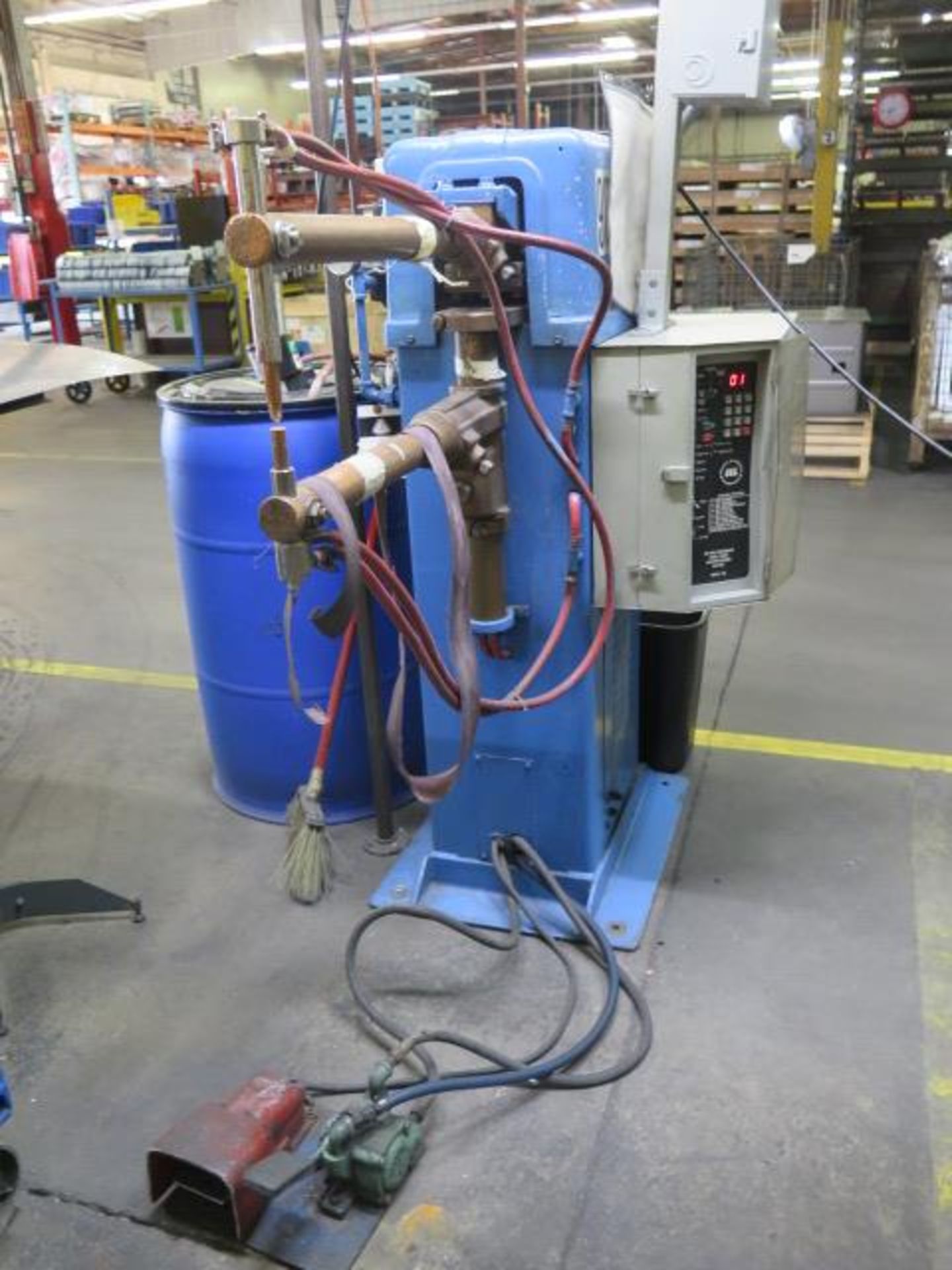 Acme Type 2-24-30 30kVA Spot Welder s/n 12816 w/ iii Resistance Welding Controls (SOLD AS-IS - NO WA