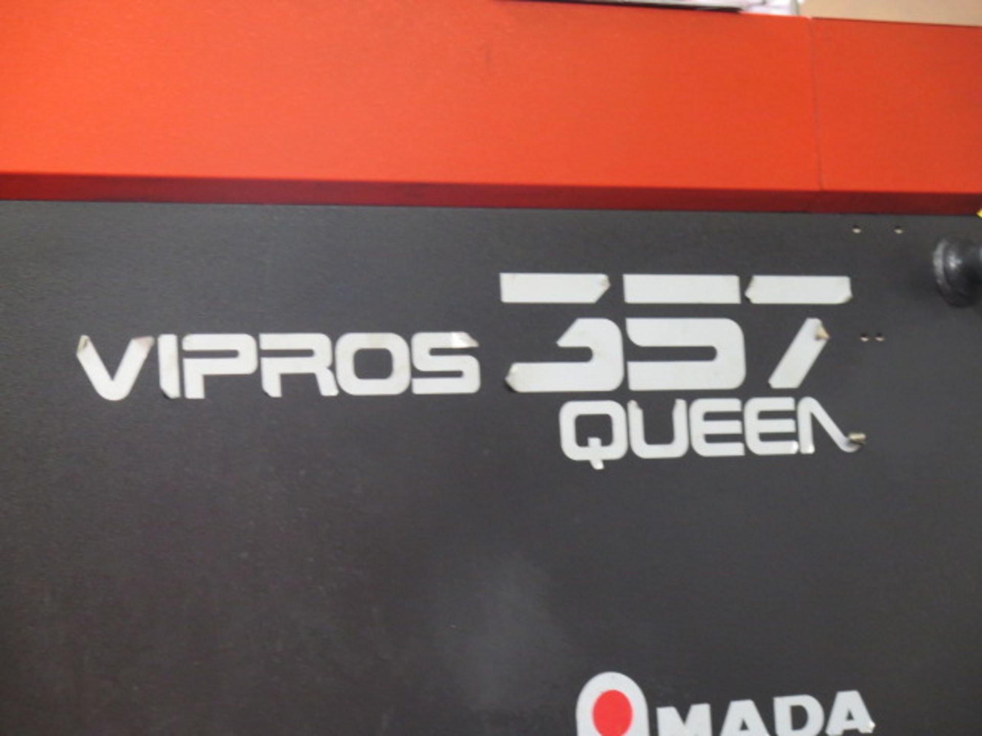 2001 Amada VIPROS 357 QUEEN 30-Ton 58-Starion CNC Turret Punch s/n AVQ57208 w/ Fanuc 18, SOLD AS IS - Image 10 of 34