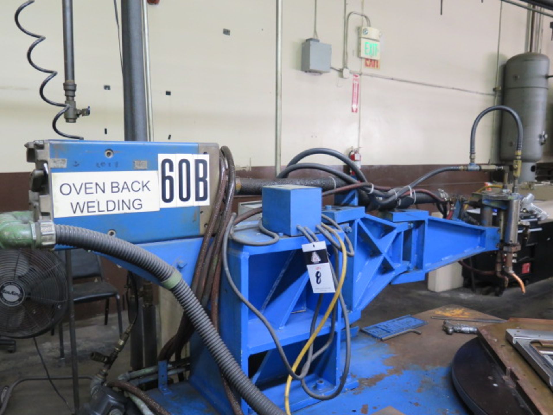 Taylor Winfield Rotary Style Spot Welder w/ Entron Resistance Welding,36" Dia Turn-Table, SOLD AS IS - Image 7 of 11