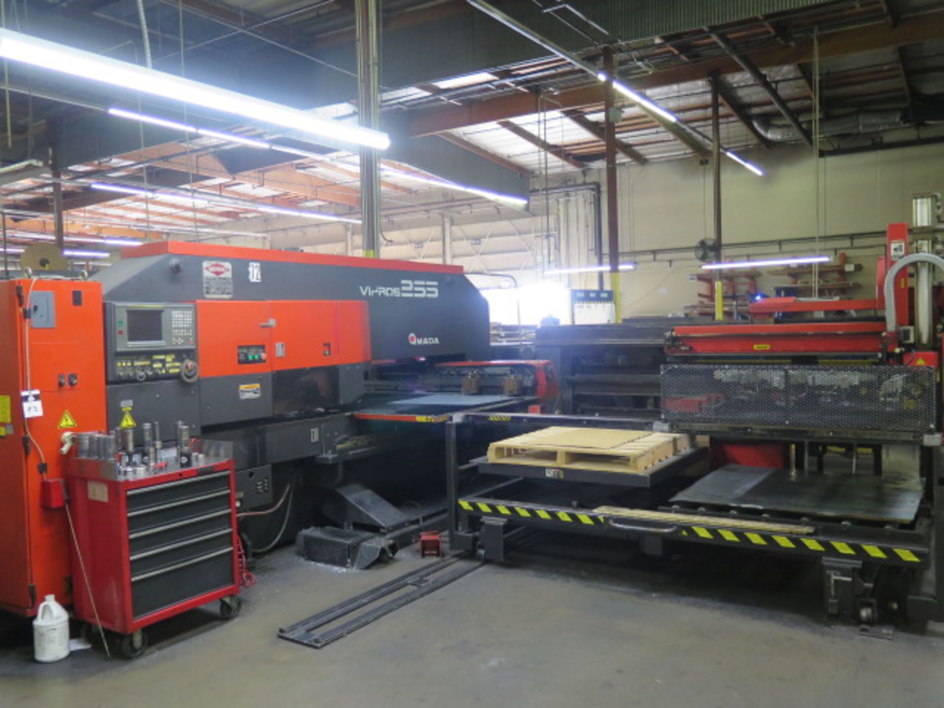 1997 Amada VIPROS 255 20 Ton 31-Station CNC Turret Press s/n AVP55079 w/ Fanuc 18-P Con, SOLD AS IS