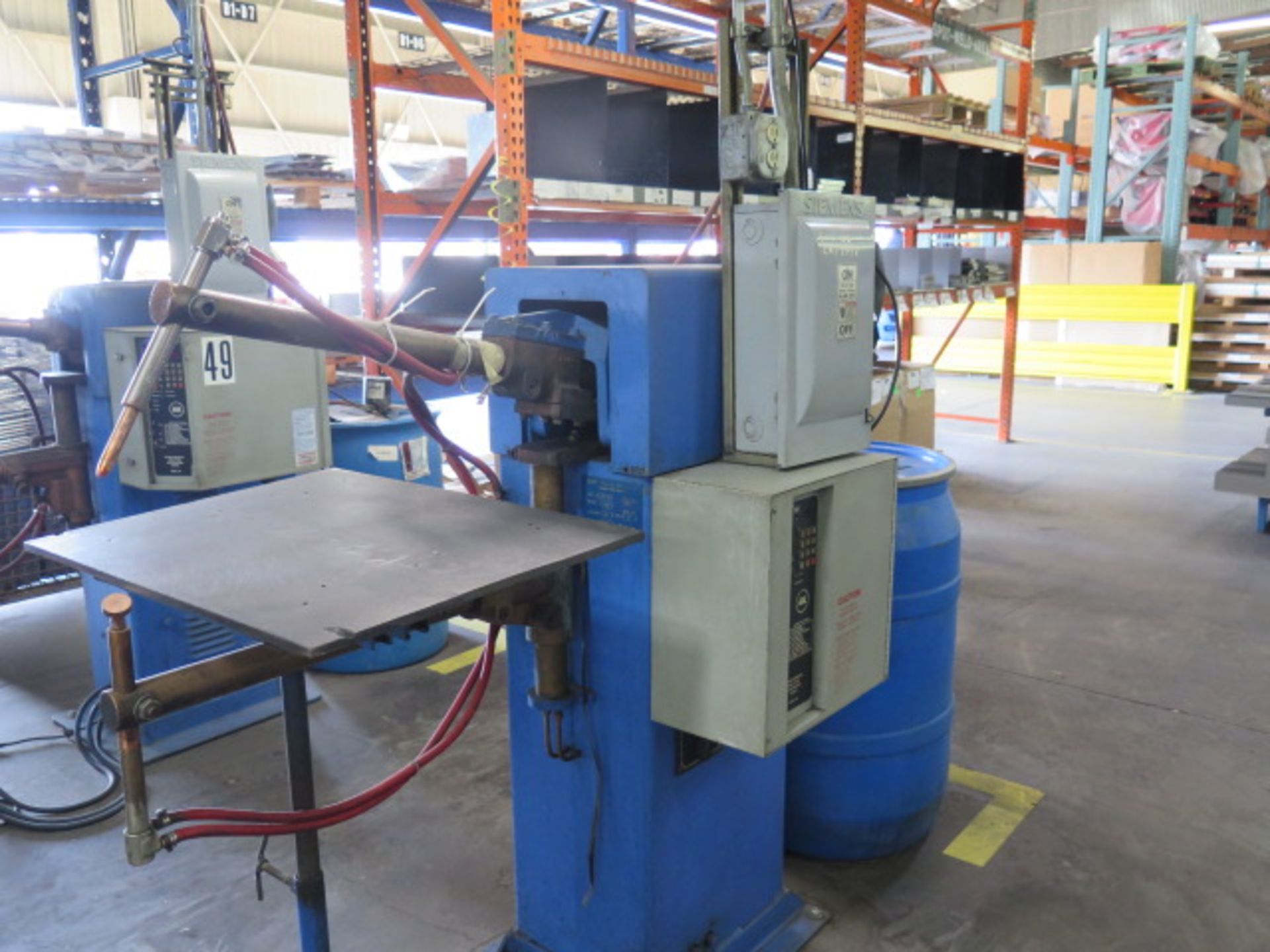 Acme Type 2-24-30 30kVA Spot Welder s/n 15841 w/ iii Resistance Welding Controls (SOLD AS-IS - NO WA - Image 2 of 11