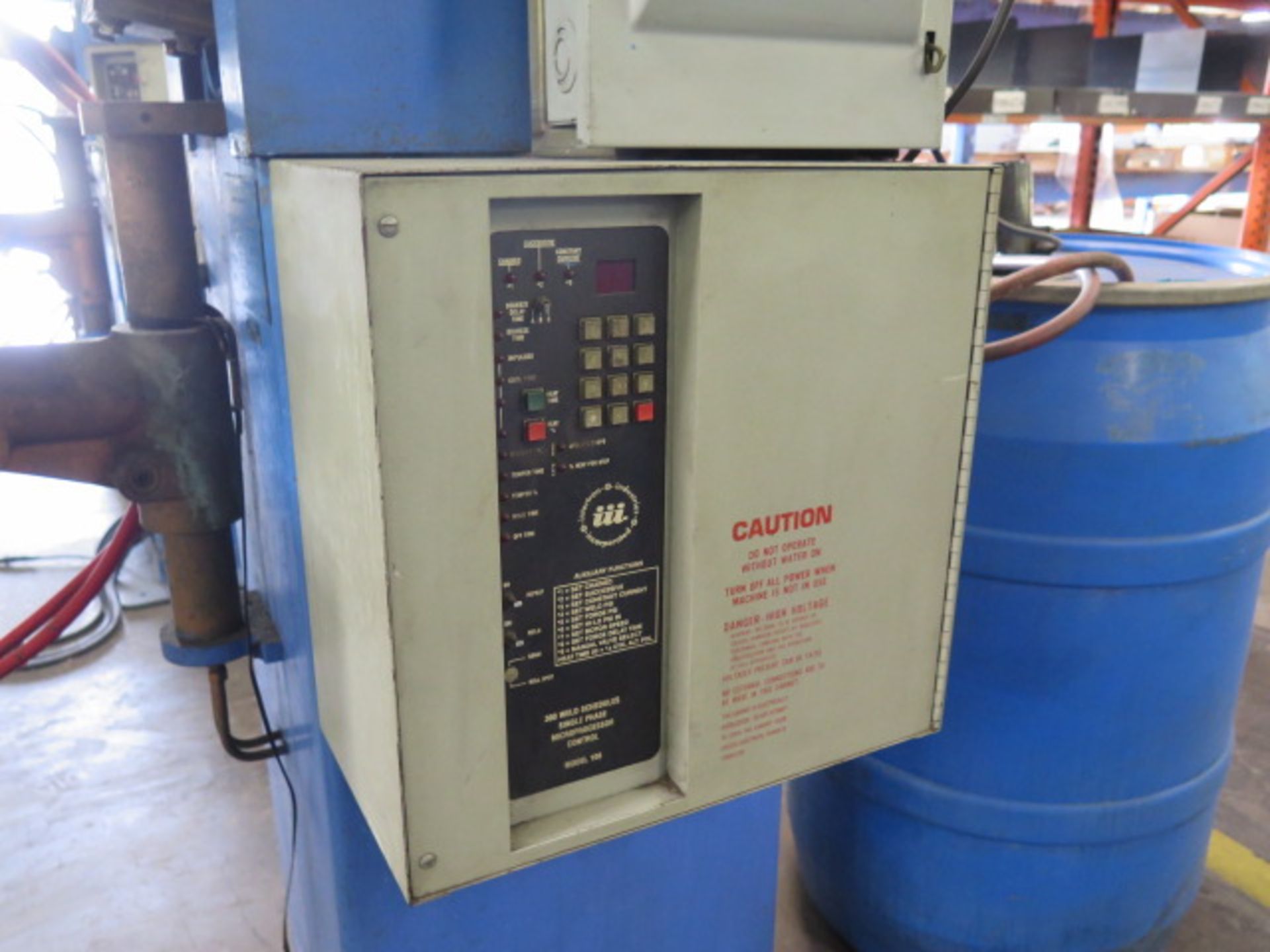 Acme Type 2-24-30 30kVA Spot Welder s/n 15841 w/ iii Resistance Welding Controls (SOLD AS-IS - NO WA - Image 9 of 11