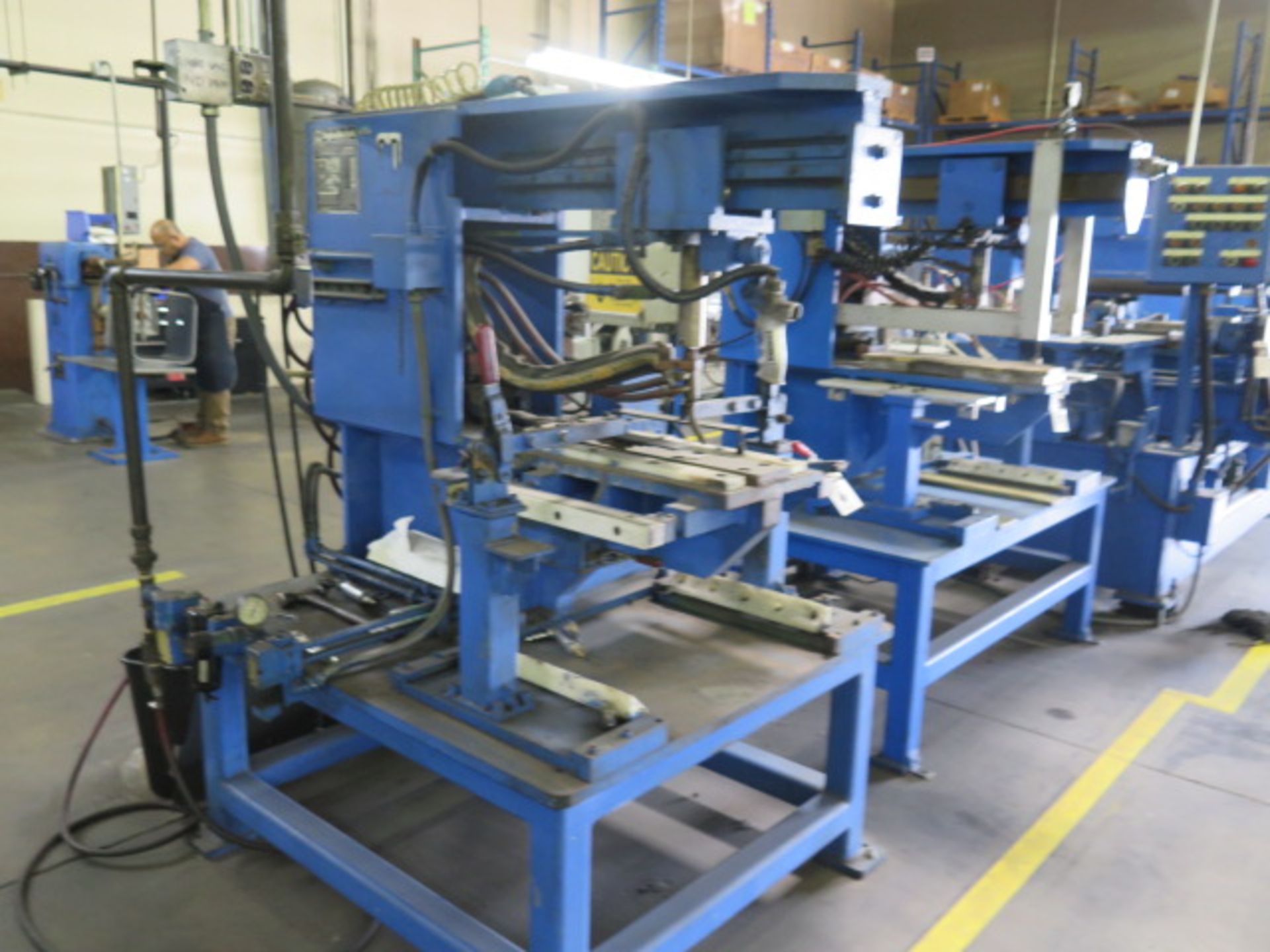 Taylor Winfield 18" 85kVA Traversing Spot Welder s/n 91292 w/ Miyachi STA-100A SOLD AS IS - Image 3 of 11