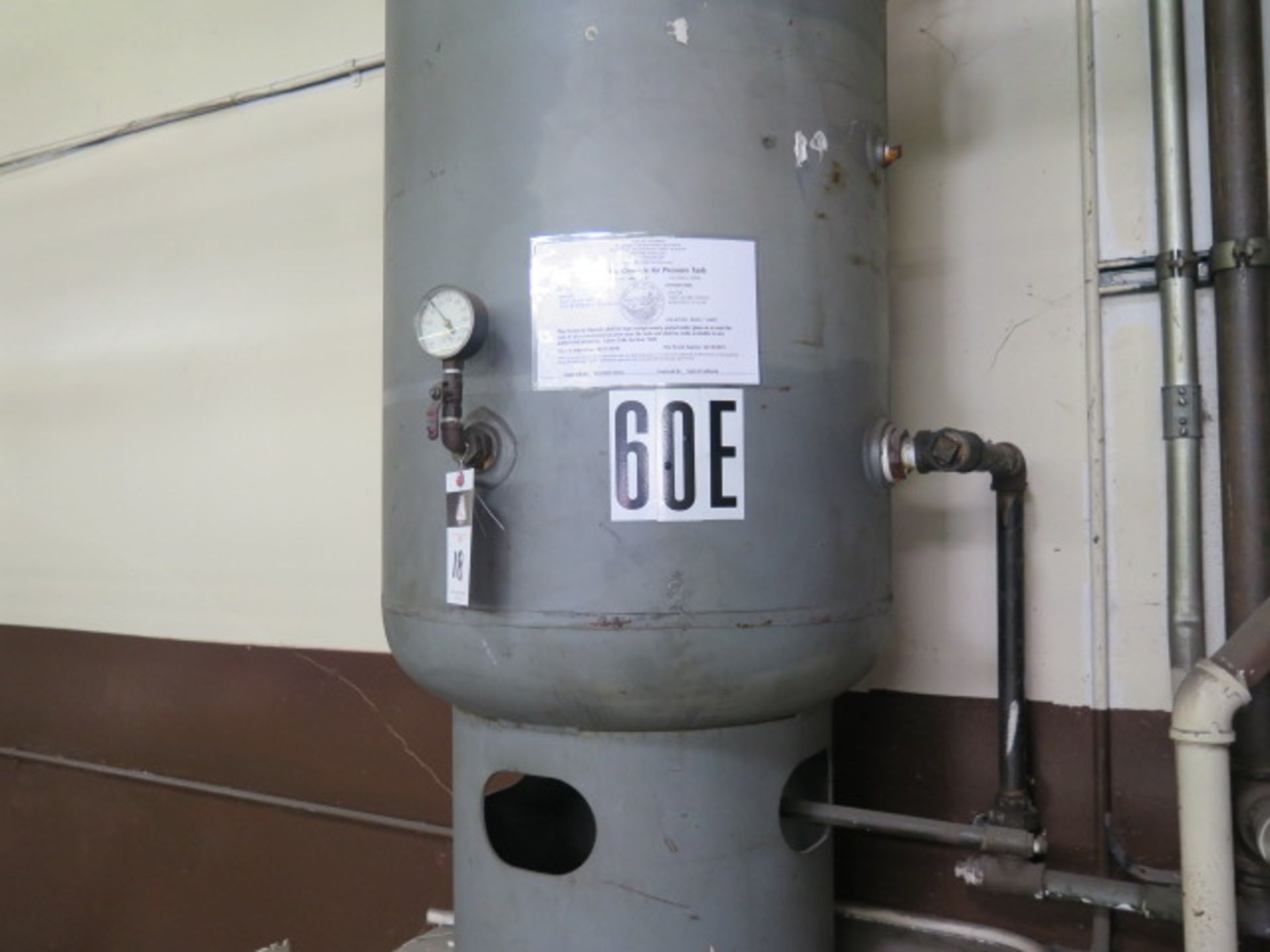 120 Gallon Vertical Air Storage Tank (SOLD AS-IS - NO WARRANTY) - Image 3 of 4