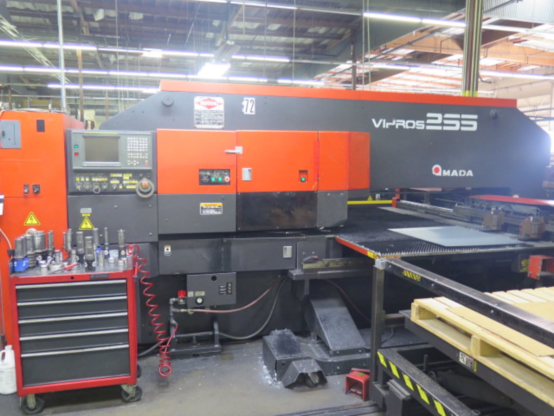 1997 Amada VIPROS 255 20 Ton 31-Station CNC Turret Press s/n AVP55079 w/ Fanuc 18-P Con, SOLD AS IS - Image 2 of 27