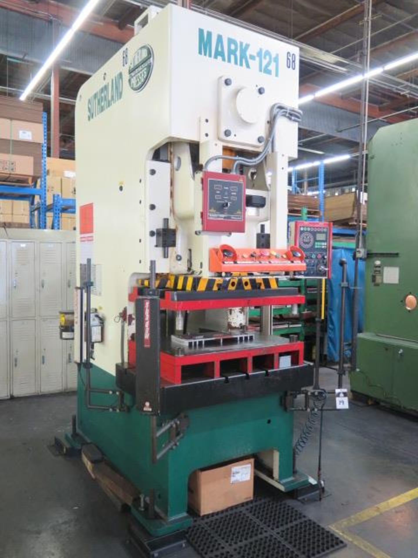 2002 Southerland MARK-121 121 Ton Gap Frame Punch Press s/n 10201101009 Wintress Control, SOLD AS IS - Image 3 of 18