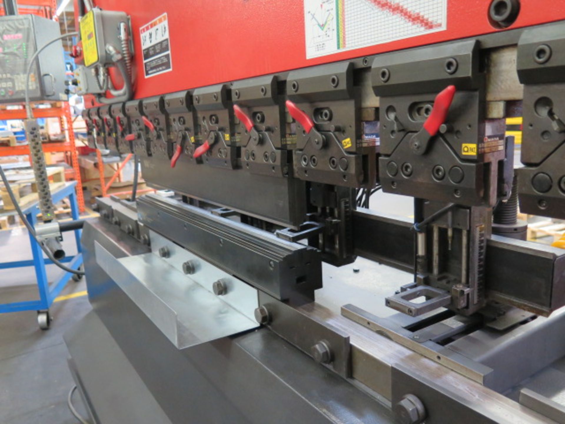 Amada RG-80 80-Ton x 8' CNC Press Brake s/n 804576 w/ Amada NC9-EX II, 8' Bed Length, SOLD AS IS - Image 5 of 12