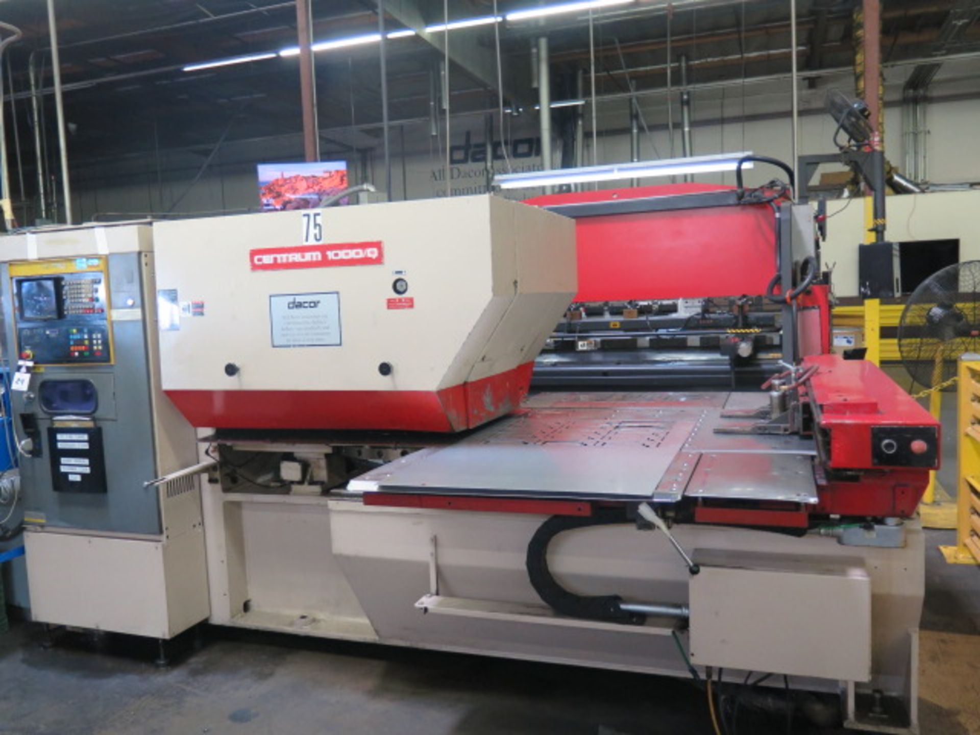 Murata Warner Swasey Centrum 1000/Q 16.5 Ton CNC Turret Punch Press w/ Fanuc System 6, SOLD AS IS - Image 2 of 11