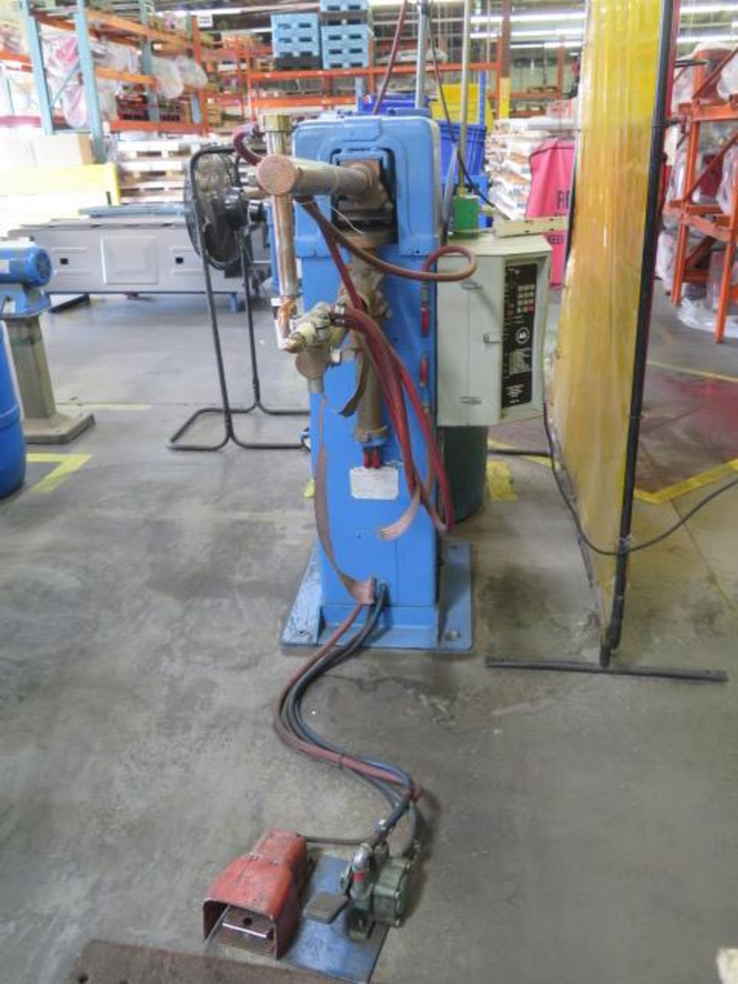 Acme Type 2-18-30 30kVA Spot Welder s/n 8360 w/ iii Resistance Welding Controls (SOLD AS-IS - NO WA