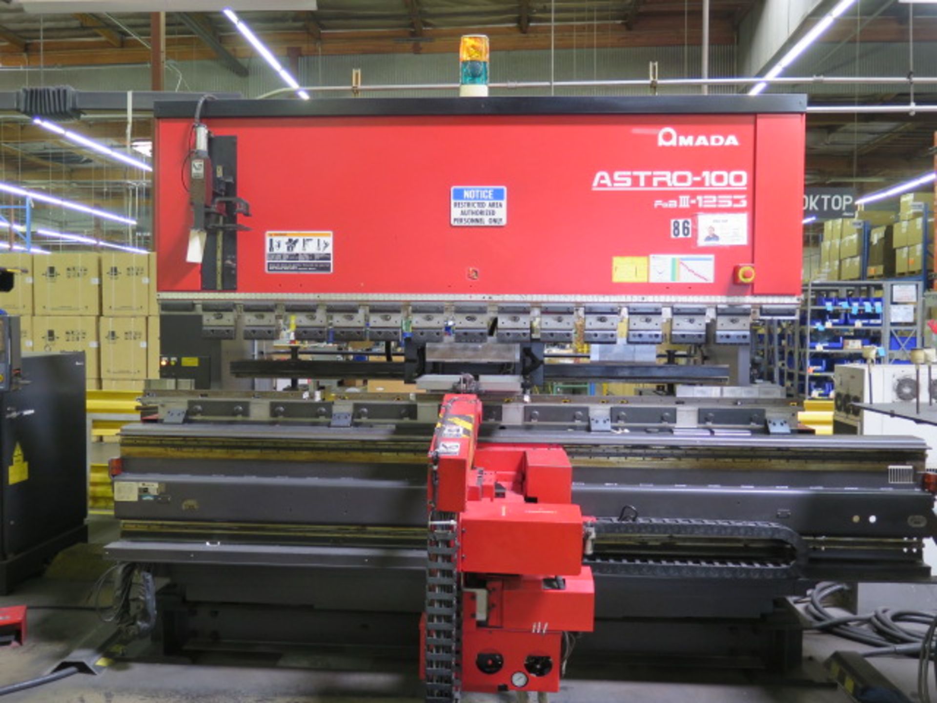 2000 Amada ASTRO-100 mdl.FcxB III-1253 125 Ton x 10' CNC Robotic Bending Cell, SOLD AS IS - Image 2 of 46