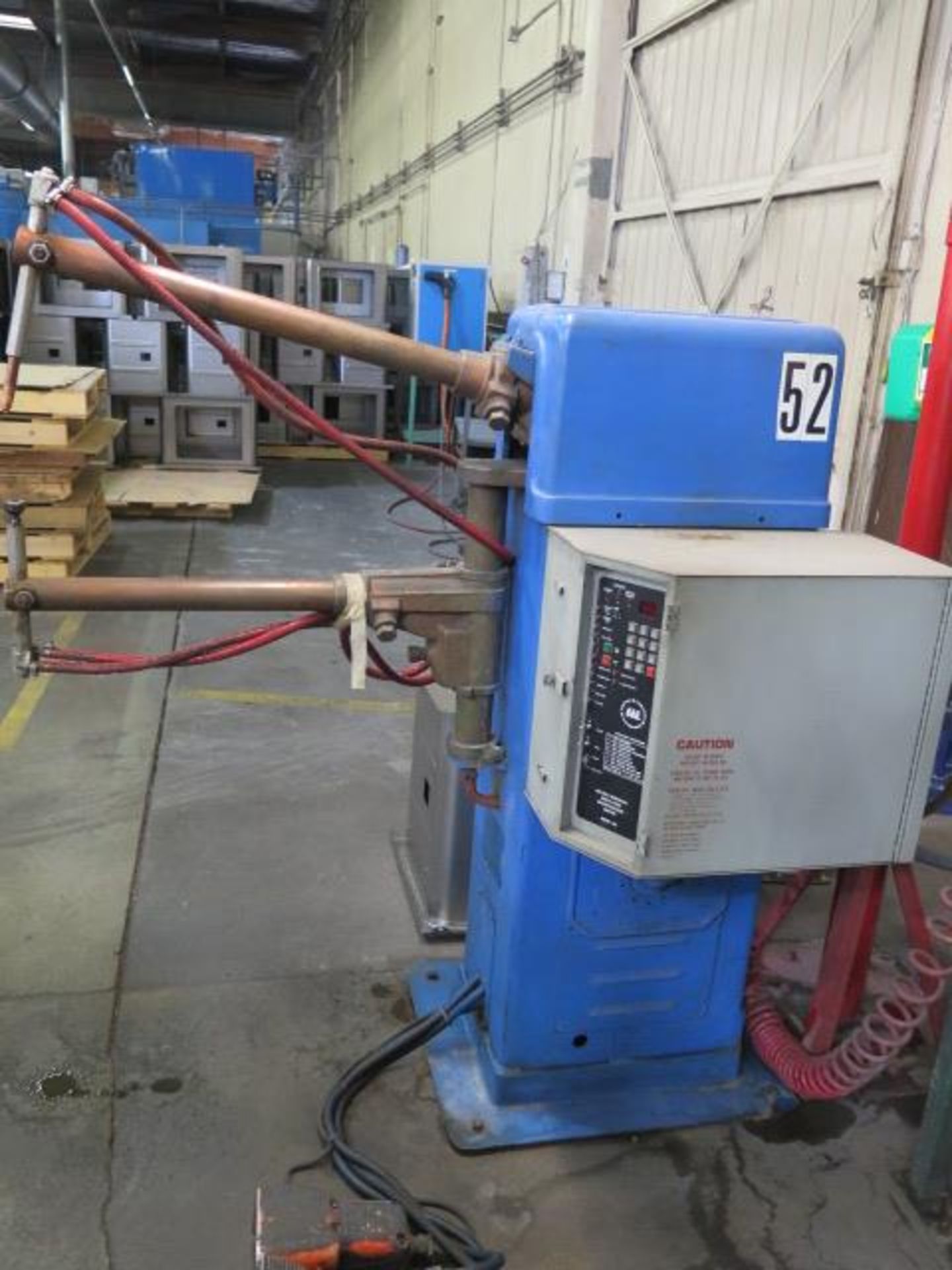 Acme Type 8-24-30 30kVA Spot Welder s/n 2581 w/ iii Resistance Welding Controls SOLD AS-IS - Image 2 of 8